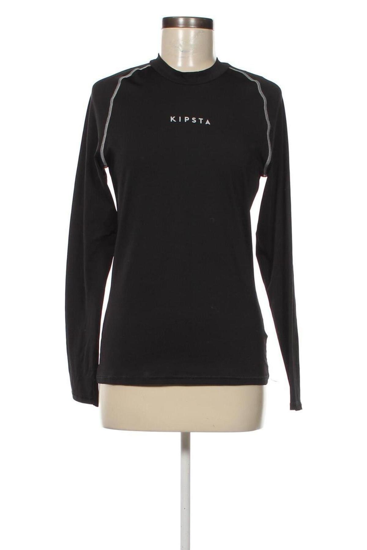 Дамска блуза Kipsta, Размер S, Цвят Черен, Цена 3,45 лв.