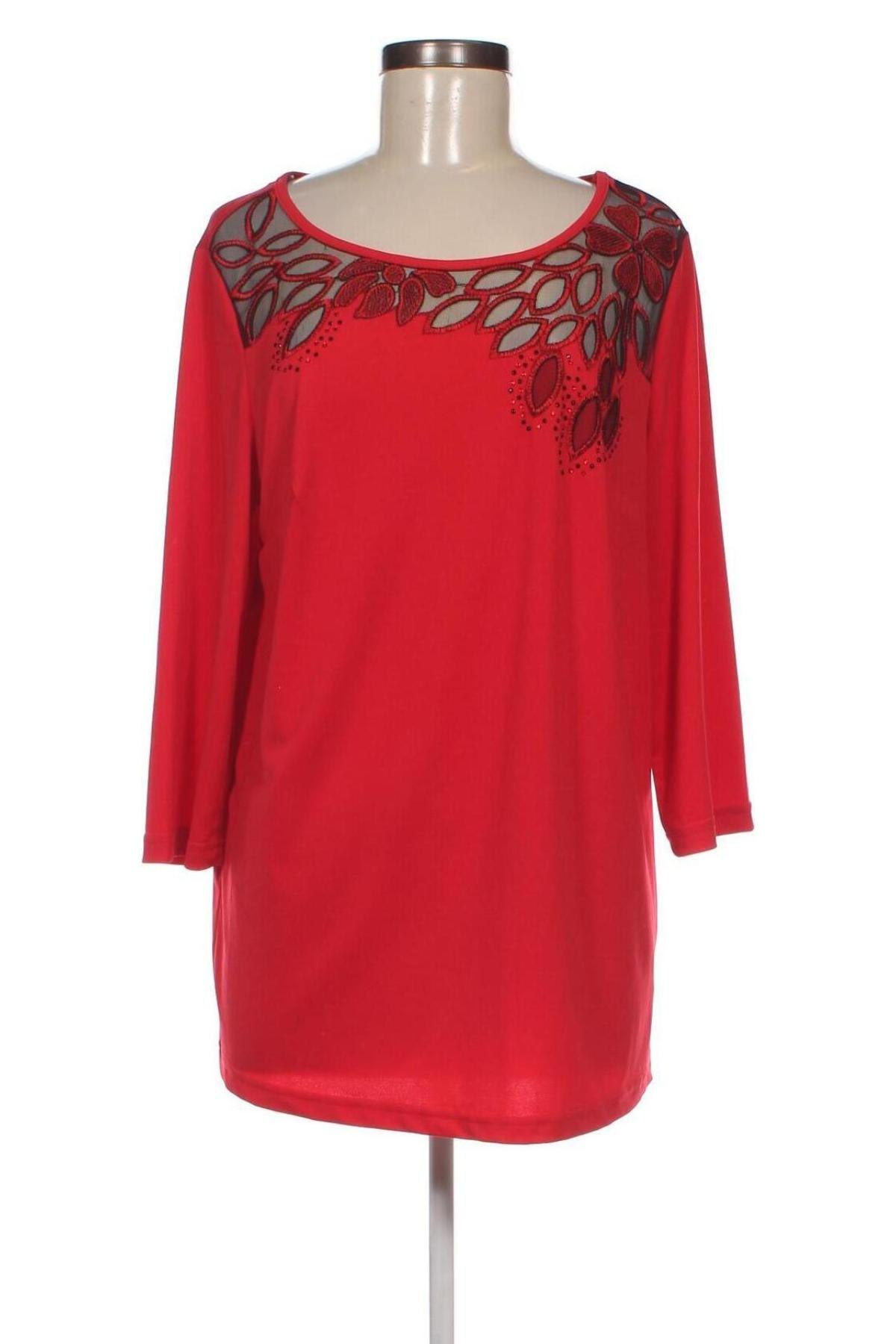 Damen Shirt Komplimente, Größe XL, Farbe Rot, Preis 17,39 €