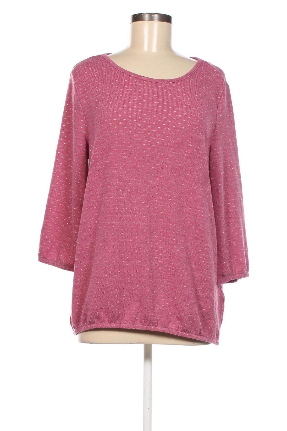 Дамска блуза Laura Torelli, Размер M, Цвят Розов, Цена 3,80 лв.