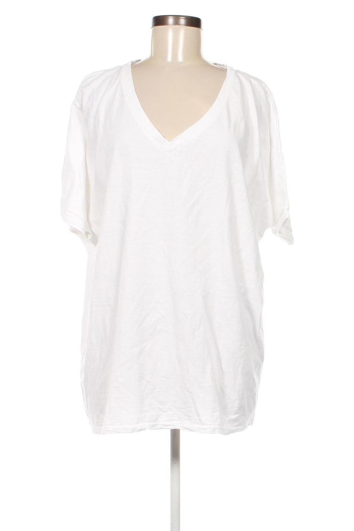 Γυναικεία μπλούζα Made In Italy, Μέγεθος XXL, Χρώμα Λευκό, Τιμή 9,79 €