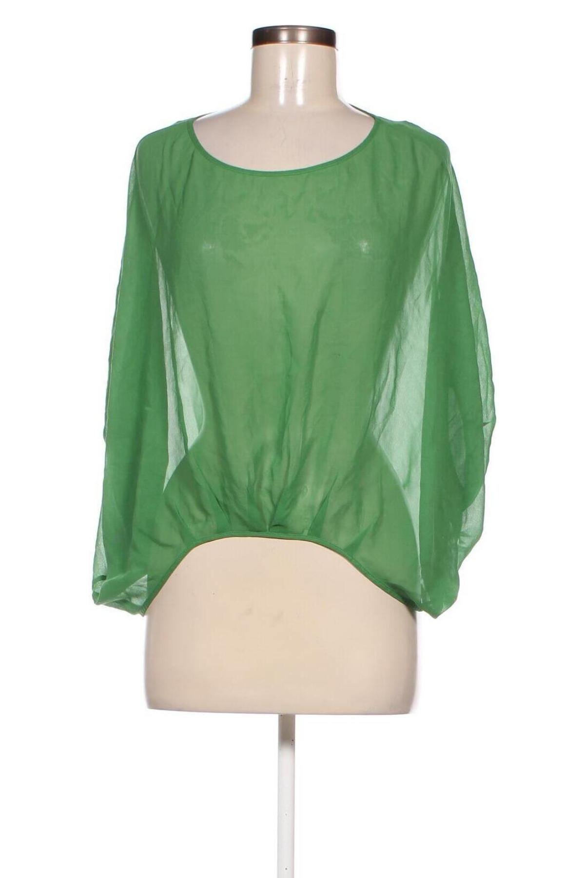 Damen Shirt Mandarin, Größe M, Farbe Grün, Preis 4,80 €