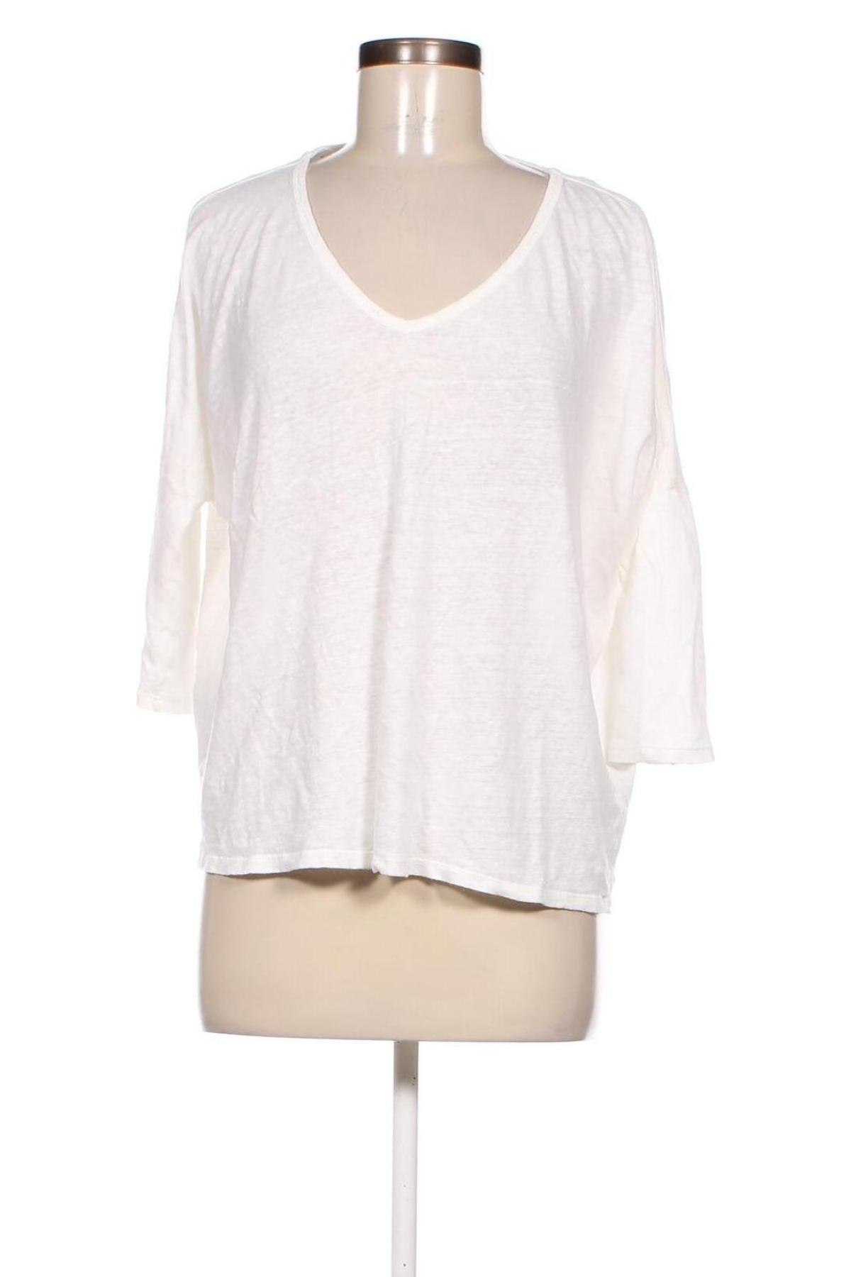 Дамска блуза Massimo Dutti, Размер S, Цвят Бял, Цена 48,00 лв.