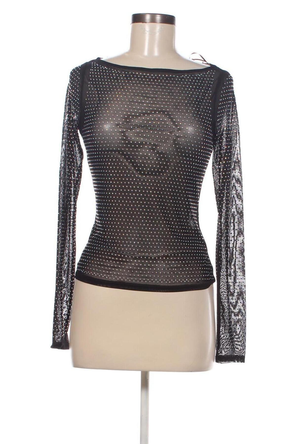 Дамска блуза Monki, Размер M, Цвят Черен, Цена 7,25 лв.