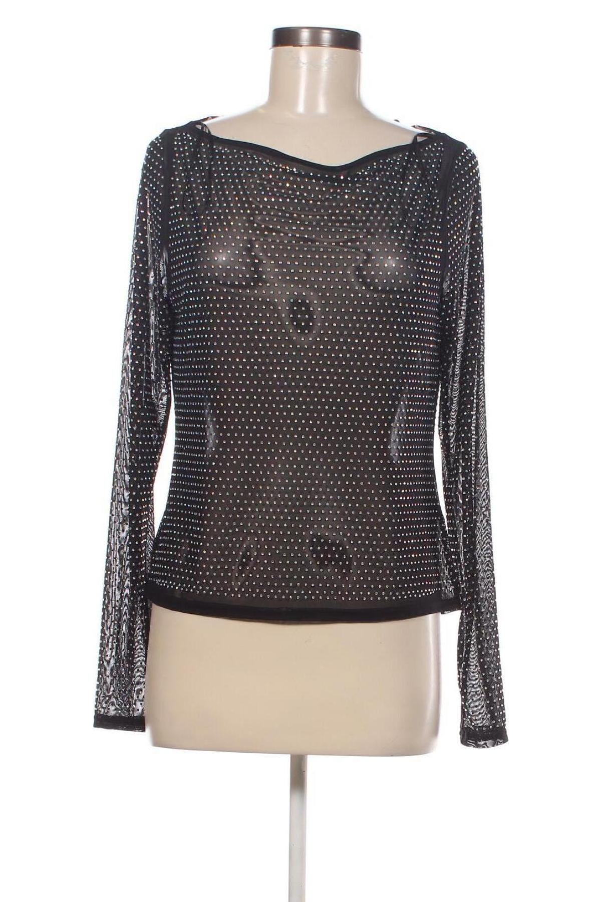 Дамска блуза Monki, Размер XL, Цвят Черен, Цена 7,25 лв.