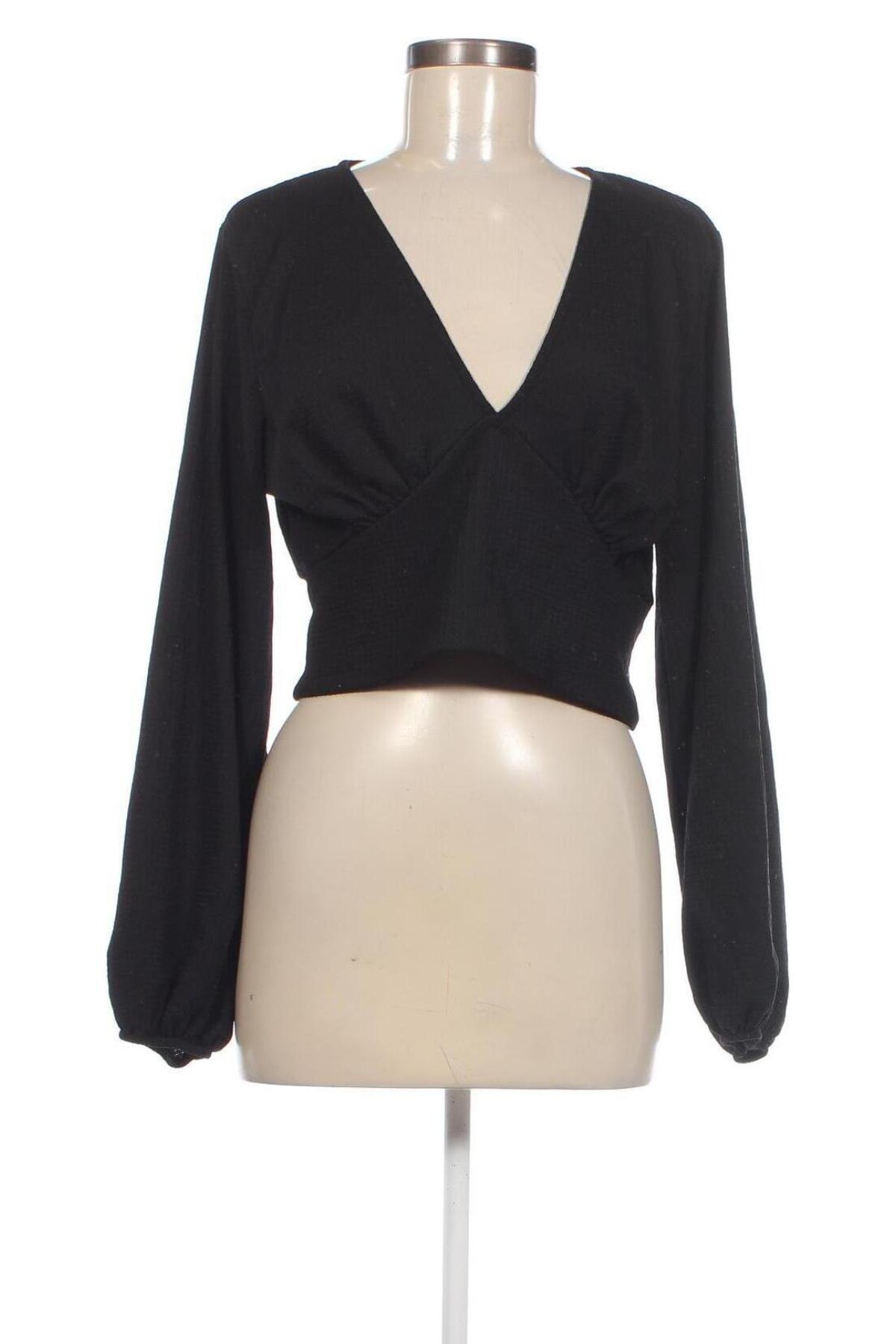 Γυναικεία μπλούζα Monki, Μέγεθος M, Χρώμα Μαύρο, Τιμή 2,97 €