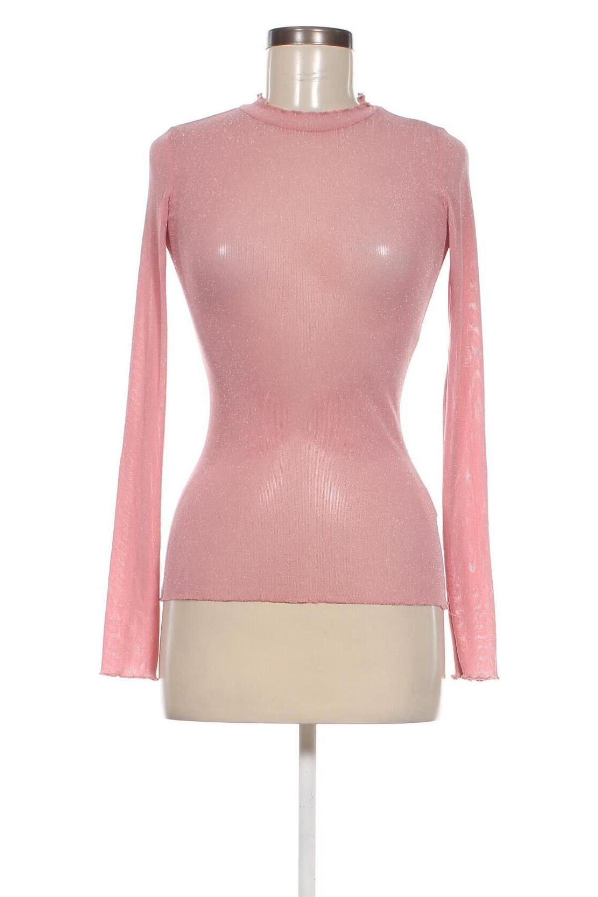 Дамска блуза Movesgood, Размер XS, Цвят Розов, Цена 6,80 лв.