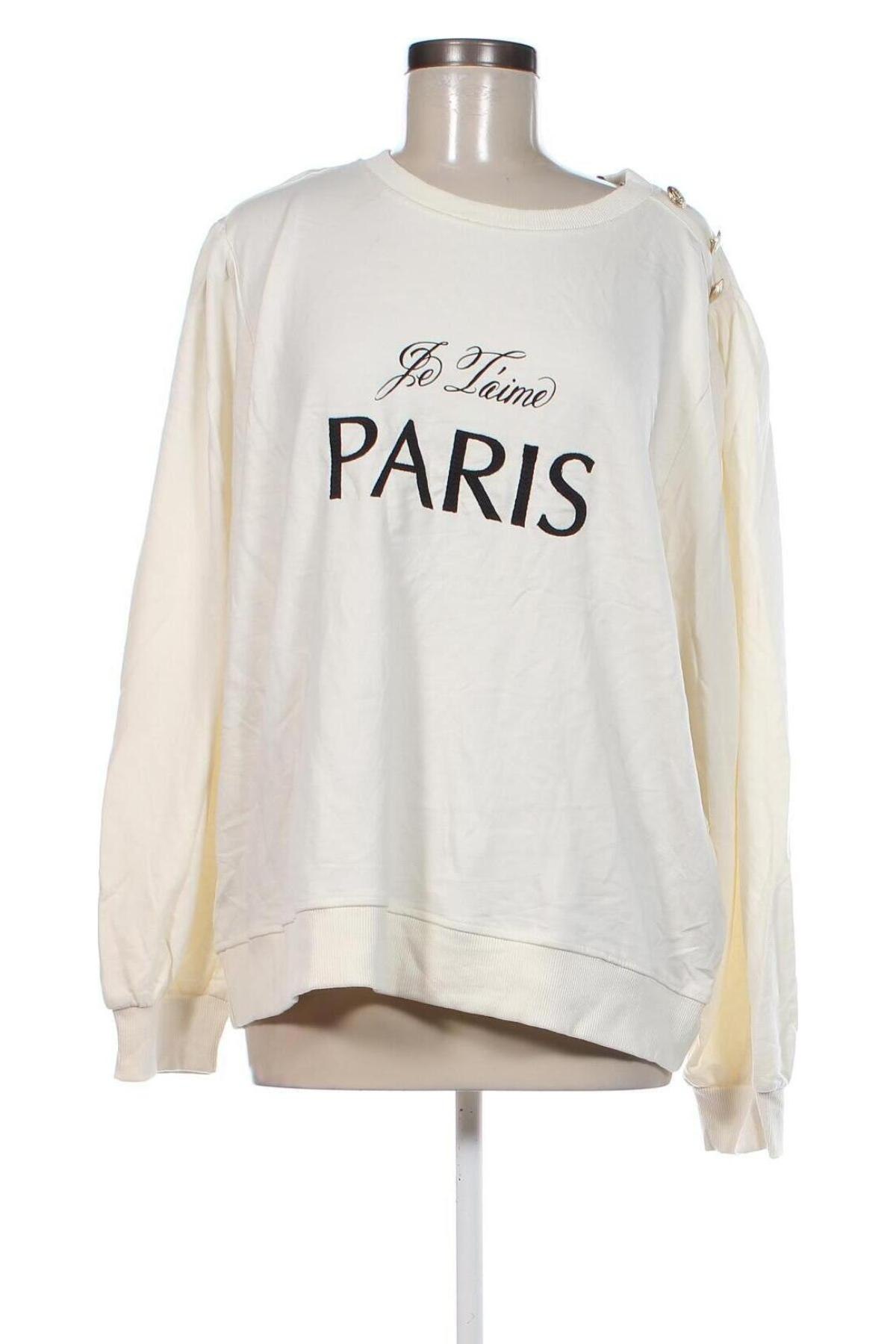 Γυναικεία μπλούζα Ms Mode, Μέγεθος XL, Χρώμα Εκρού, Τιμή 5,29 €