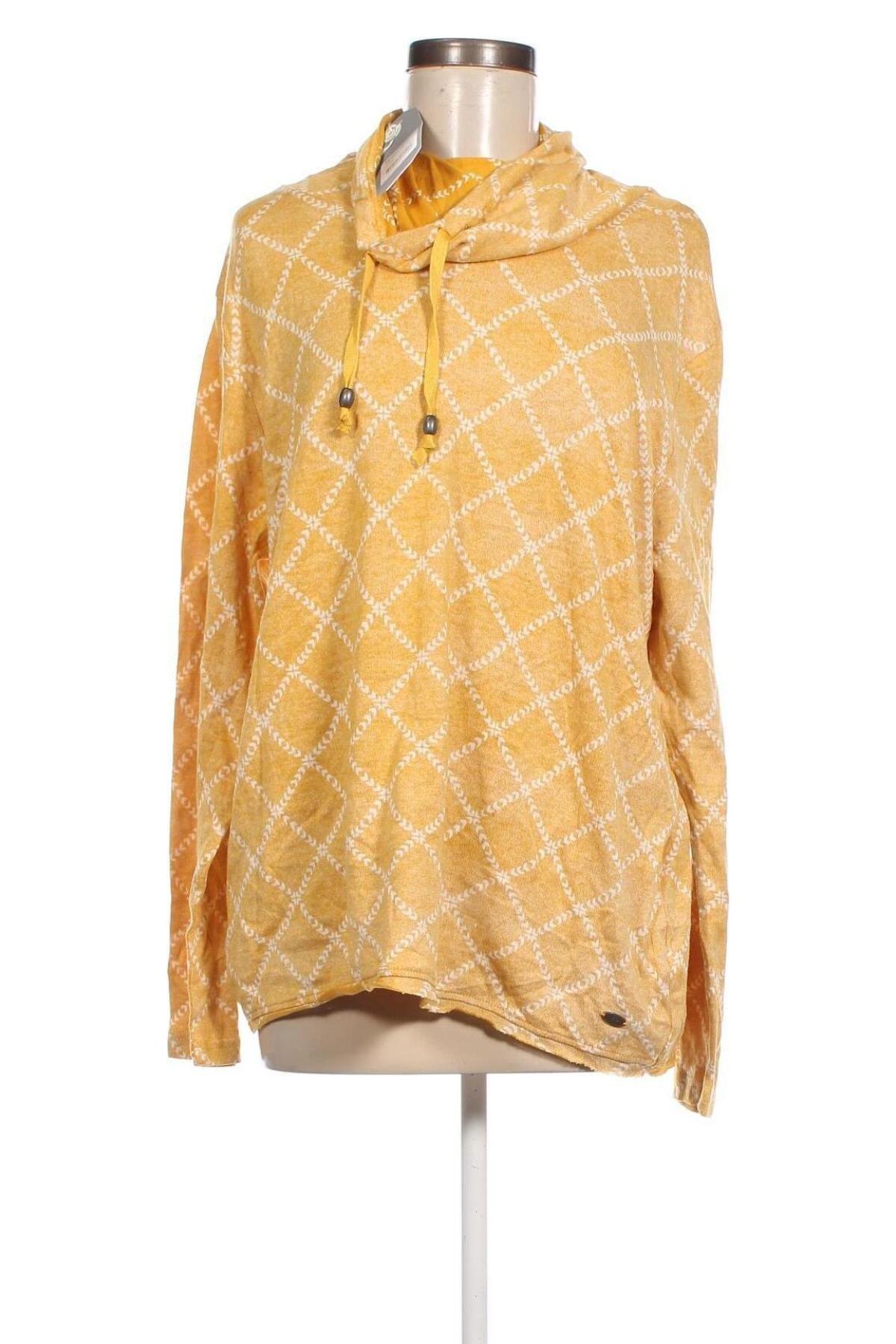 Γυναικεία μπλούζα Multiblu, Μέγεθος XL, Χρώμα Κίτρινο, Τιμή 19,18 €