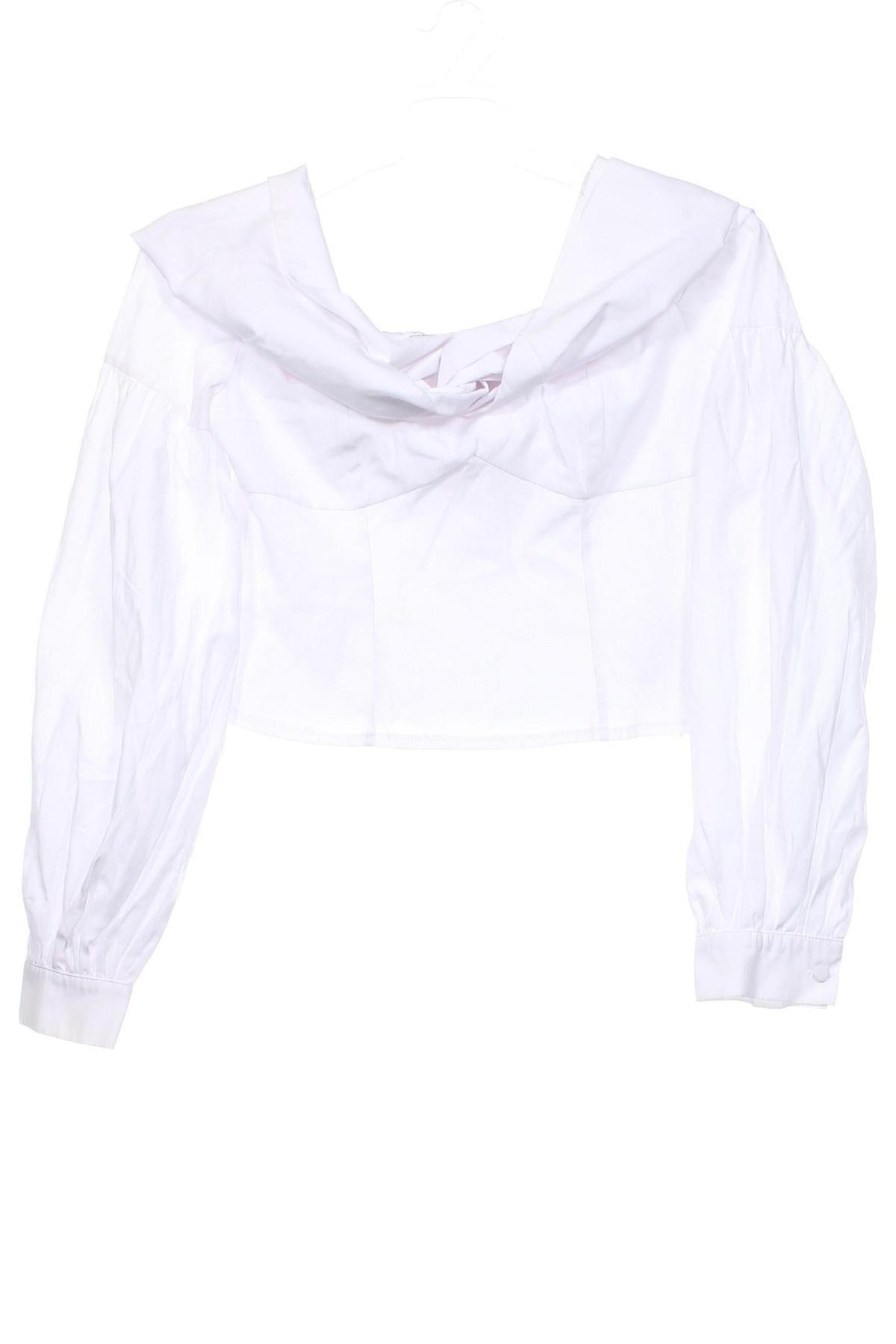 Damen Shirt NA-KD, Größe M, Farbe Weiß, Preis 8,35 €