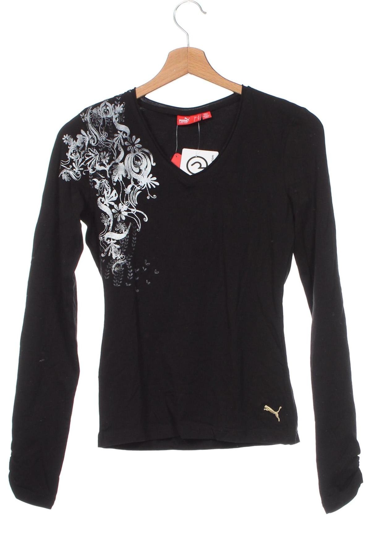 Γυναικεία μπλούζα PUMA, Μέγεθος XS, Χρώμα Μαύρο, Τιμή 42,90 €