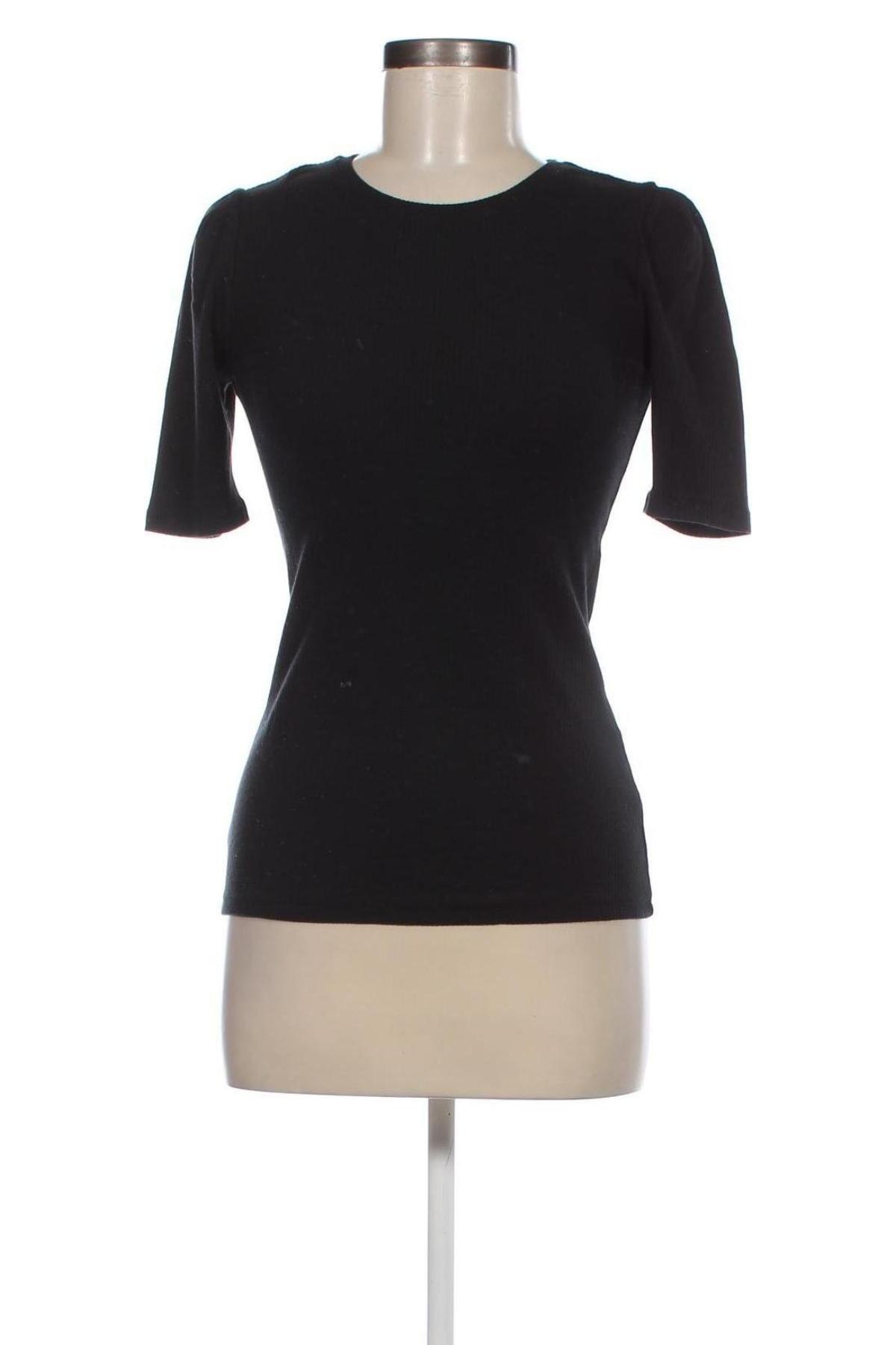 Γυναικεία μπλούζα Pieces, Μέγεθος S, Χρώμα Μαύρο, Τιμή 4,74 €