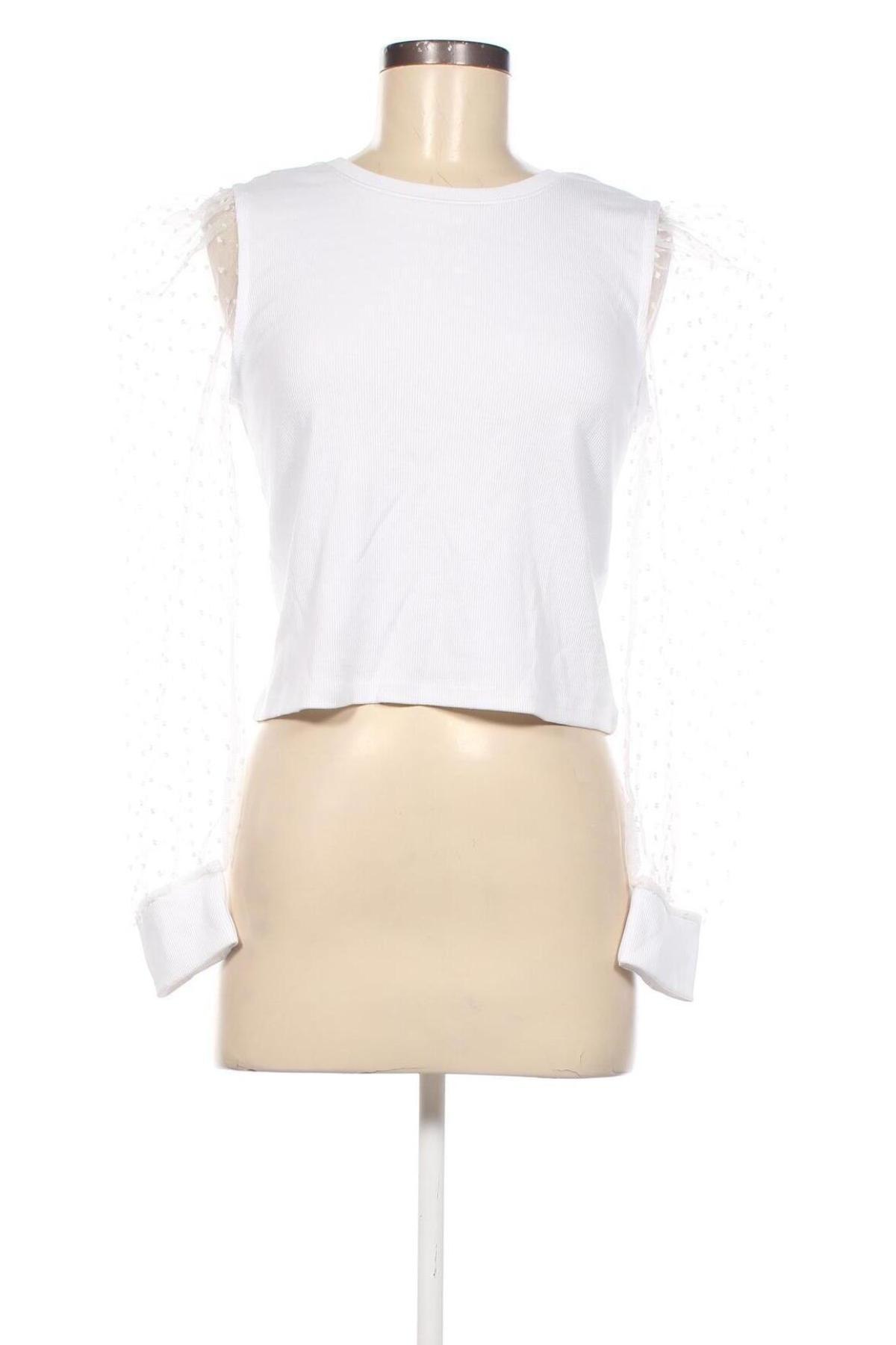 Дамска блуза Pigalle, Размер M, Цвят Бял, Цена 6,20 лв.