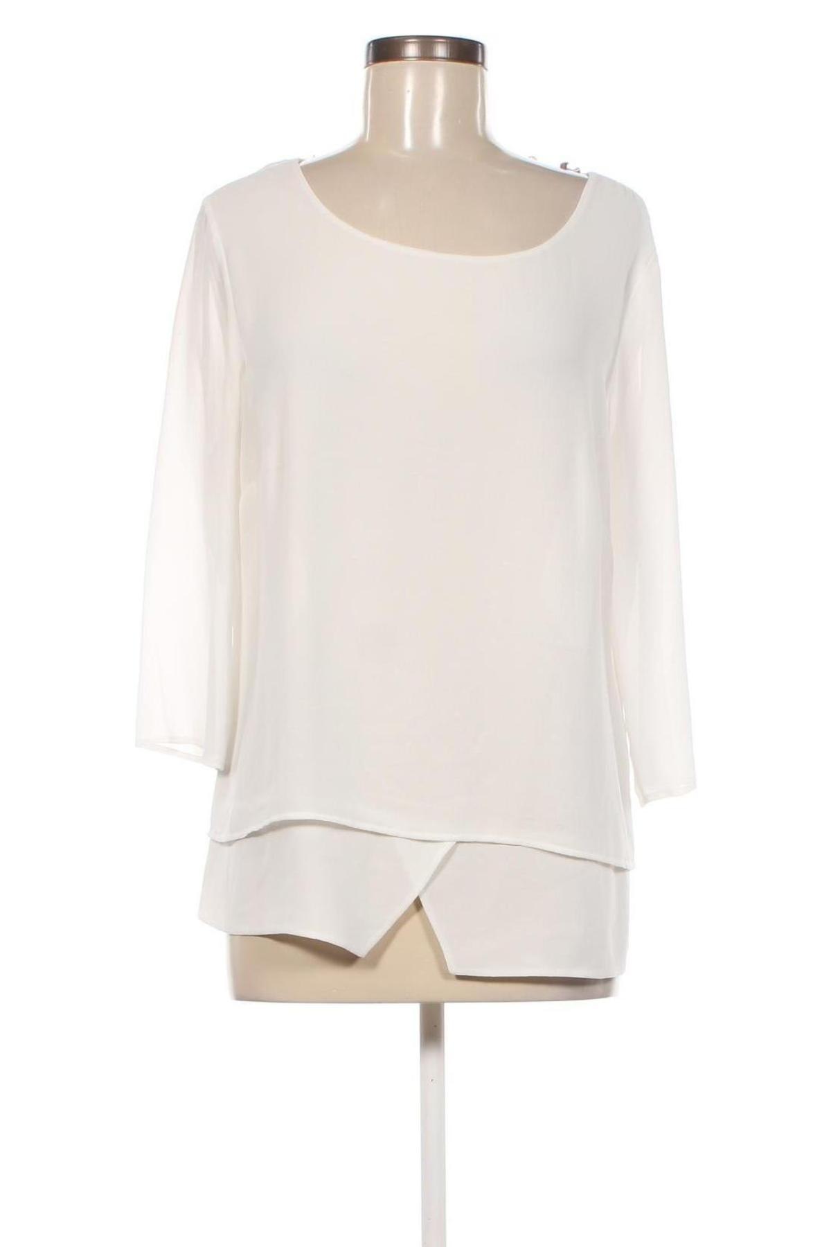 Γυναικεία μπλούζα S.Oliver, Μέγεθος M, Χρώμα Λευκό, Τιμή 4,21 €