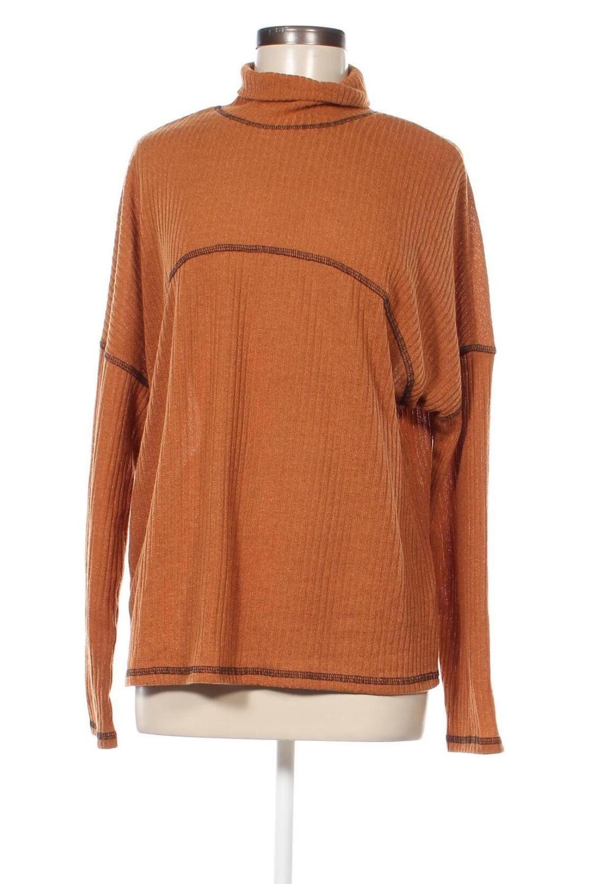 Дамска блуза SHEIN, Размер XL, Цвят Оранжев, Цена 8,17 лв.