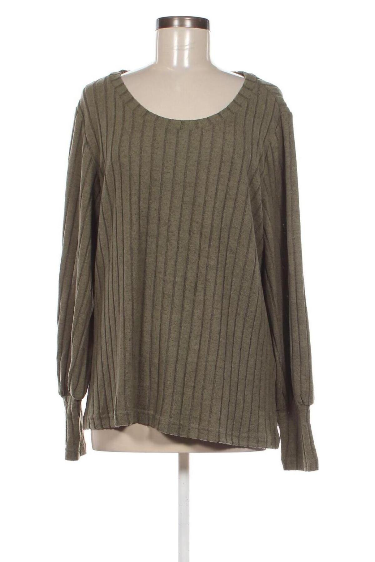 Γυναικεία μπλούζα SHEIN, Μέγεθος XL, Χρώμα Πράσινο, Τιμή 4,70 €