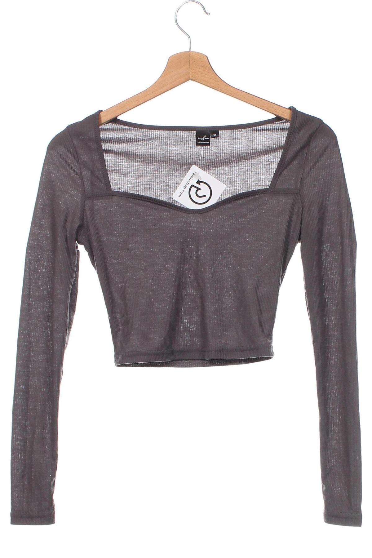 Damen Shirt SHEIN, Größe XS, Farbe Grau, Preis 4,99 €