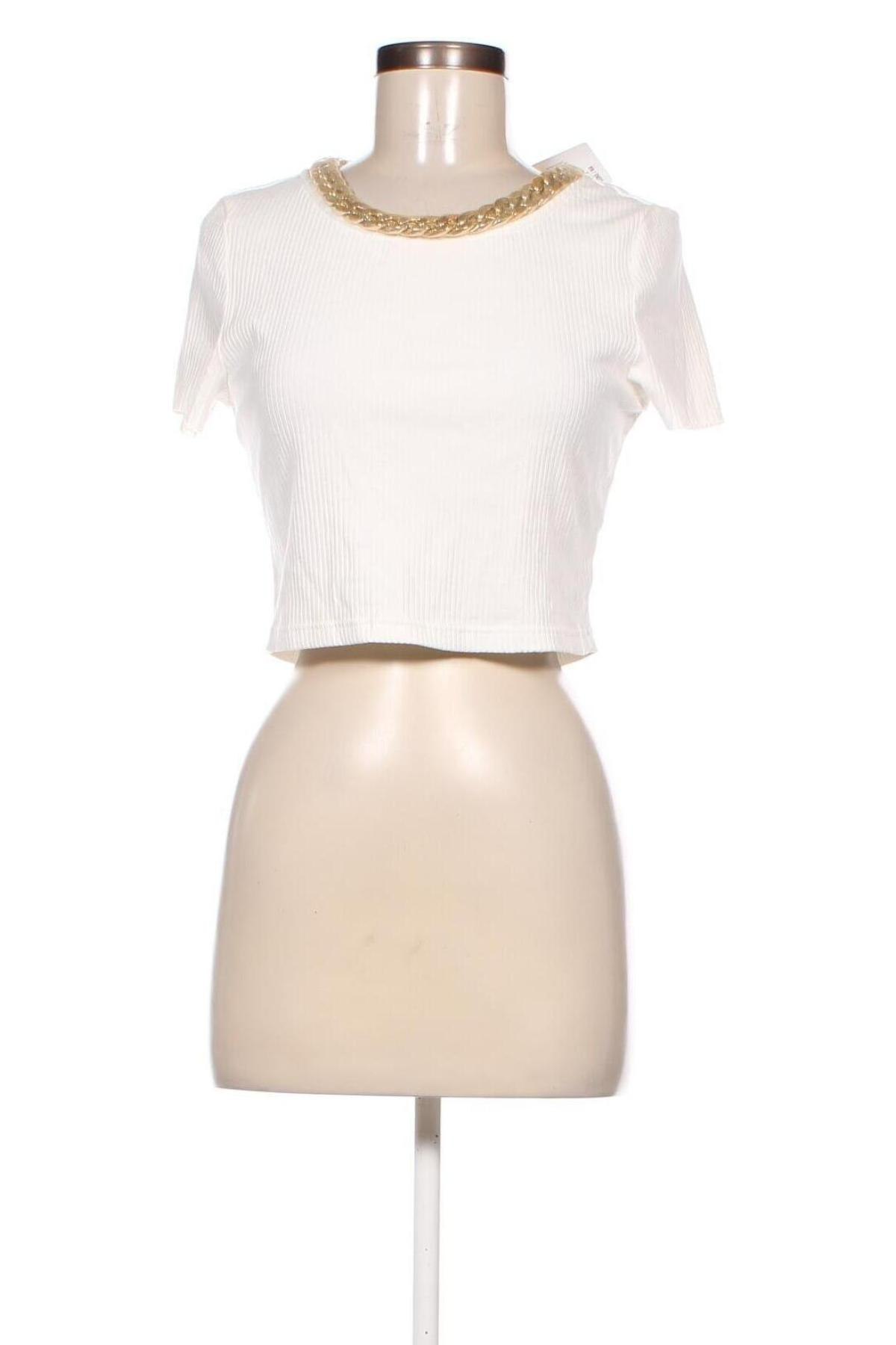 Дамска блуза SHEIN, Размер L, Цвят Бял, Цена 9,38 лв.