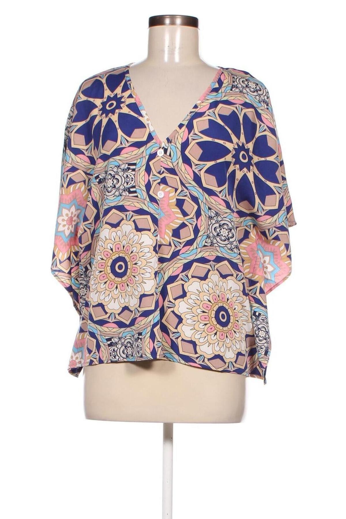 Дамска блуза SHEIN, Размер S, Цвят Многоцветен, Цена 9,71 лв.