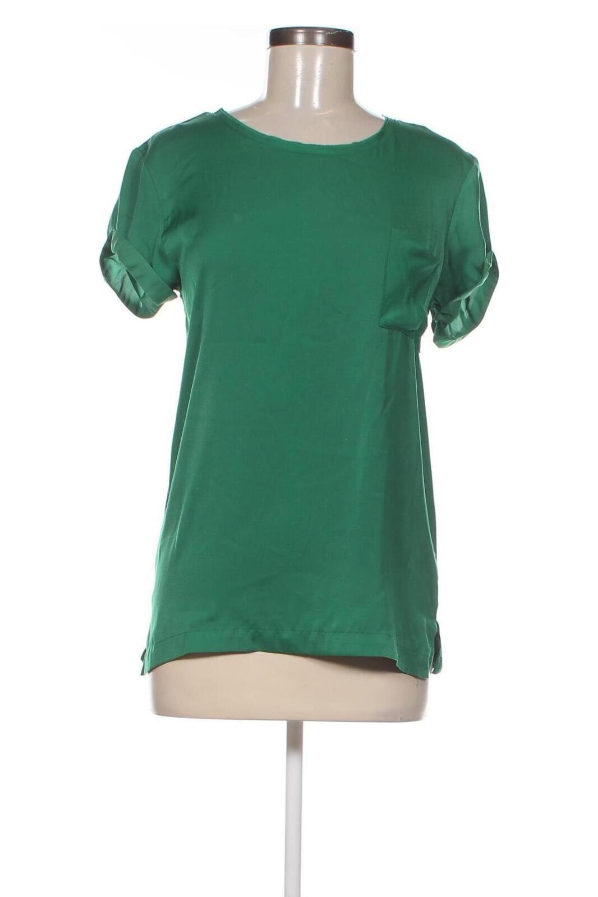 Γυναικεία μπλούζα Samsoe & Samsoe, Μέγεθος S, Χρώμα Πράσινο, Τιμή 12,52 €