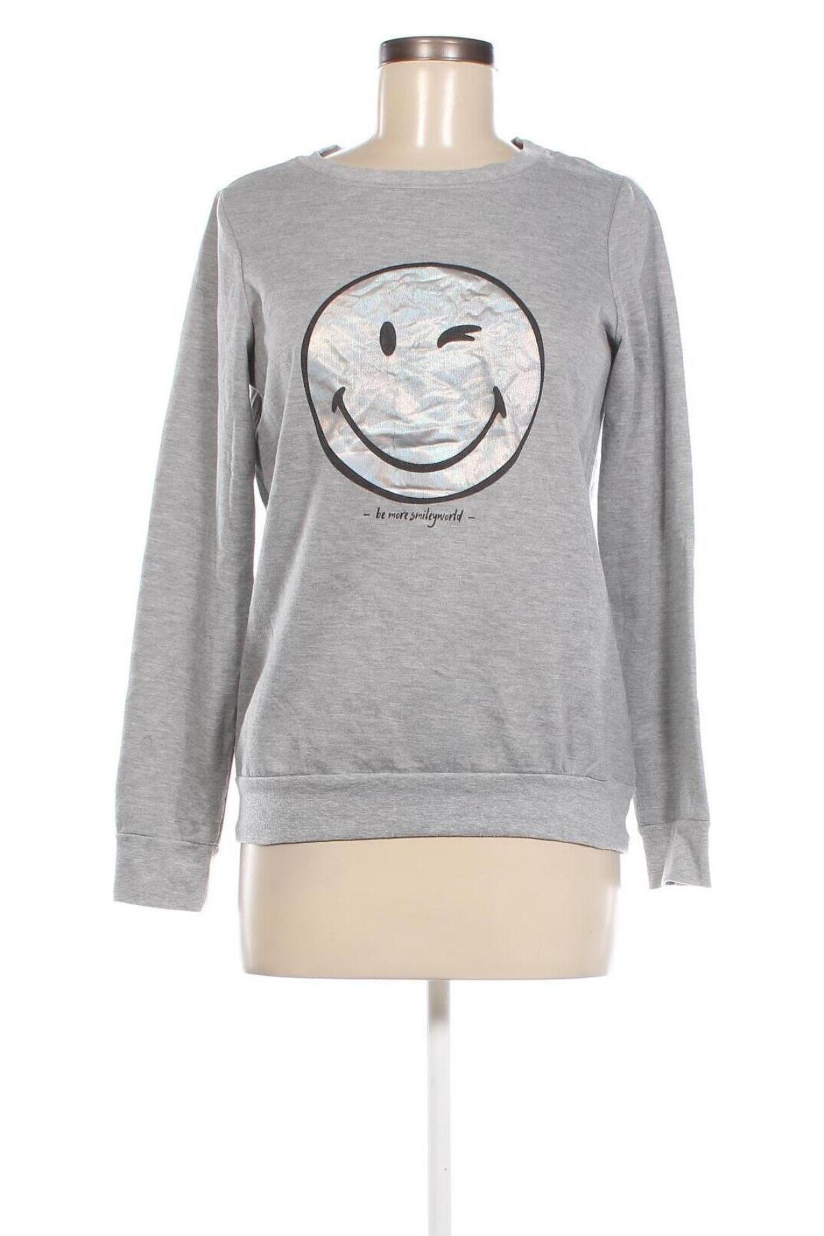 Damen Shirt Smiley World, Größe S, Farbe Grau, Preis 5,68 €