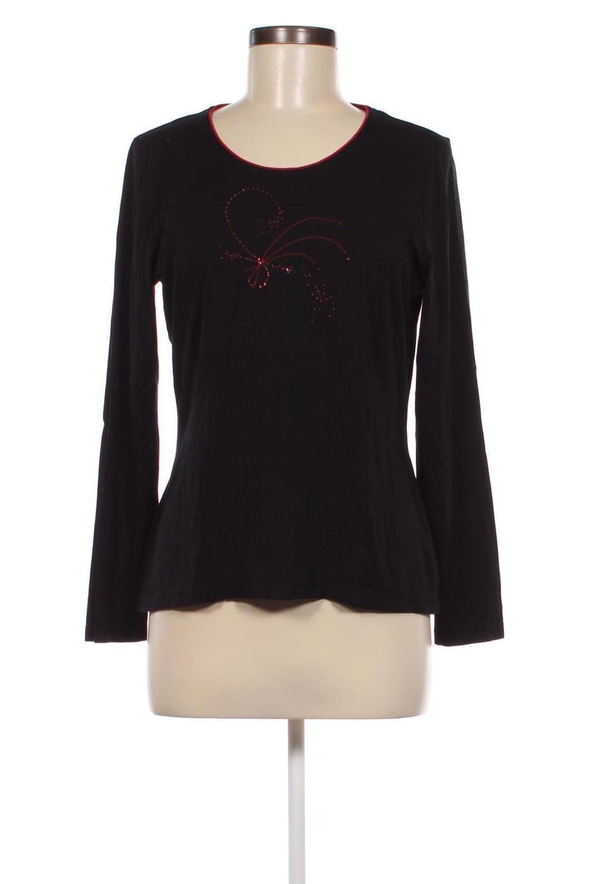 Γυναικεία μπλούζα Sommermann, Μέγεθος M, Χρώμα Μαύρο, Τιμή 10,54 €