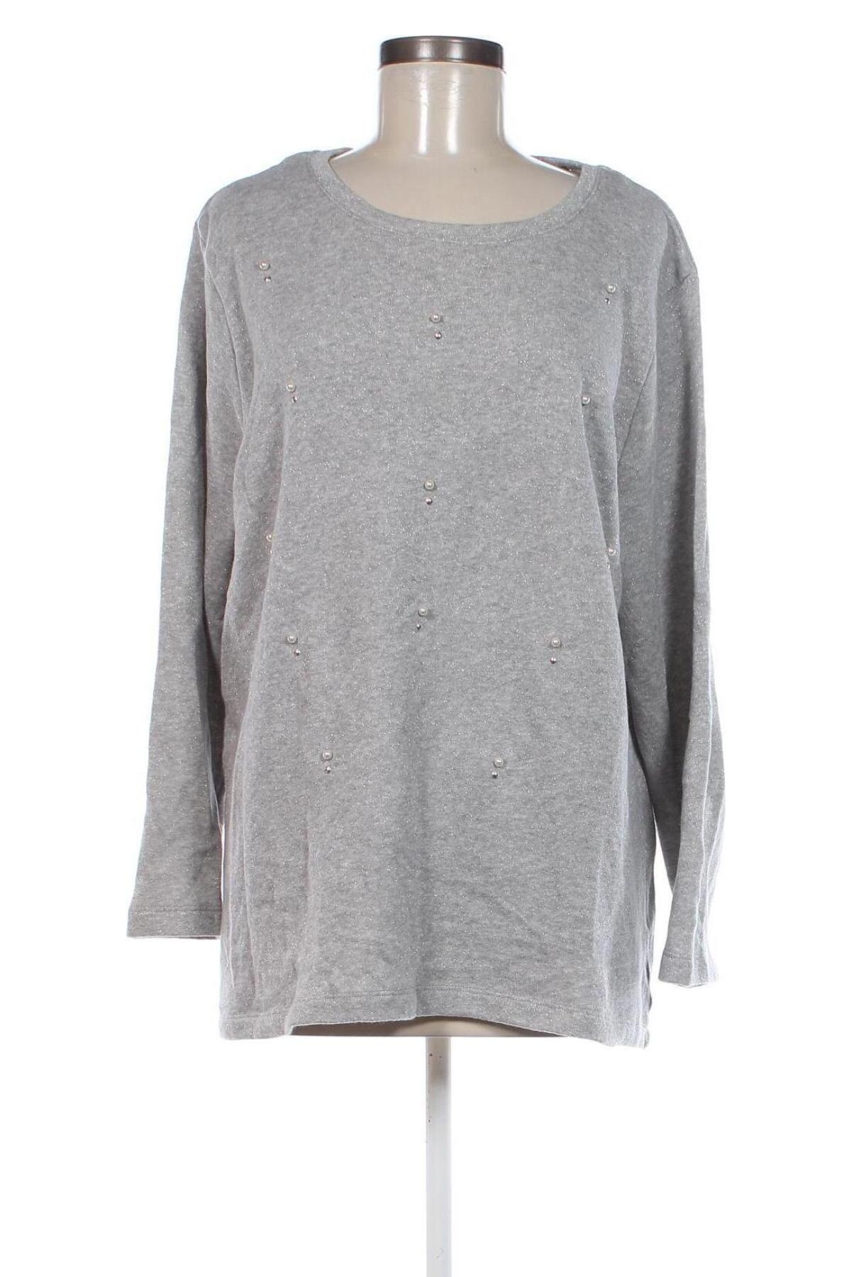 Γυναικεία μπλούζα Sonja Blank, Μέγεθος XL, Χρώμα Γκρί, Τιμή 5,41 €