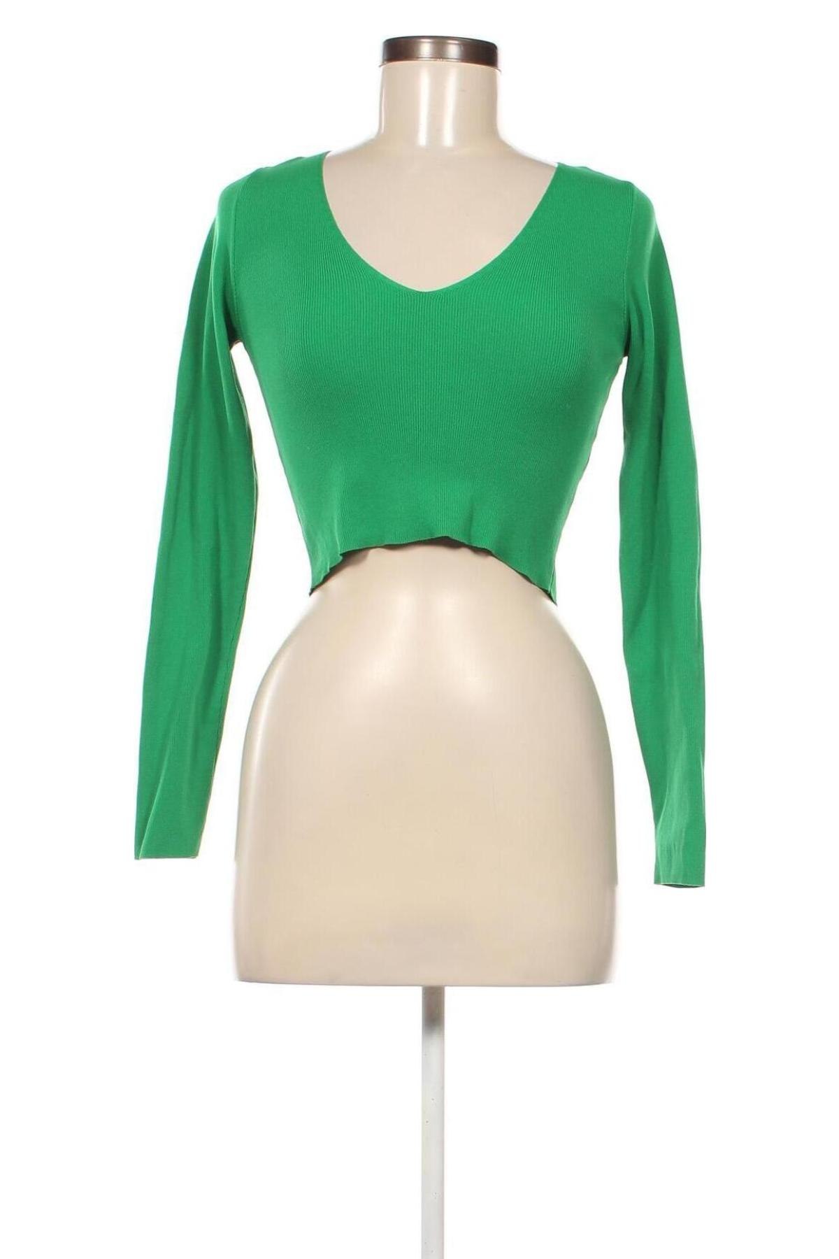 Damen Shirt Stradivarius, Größe S, Farbe Grün, Preis € 4,33