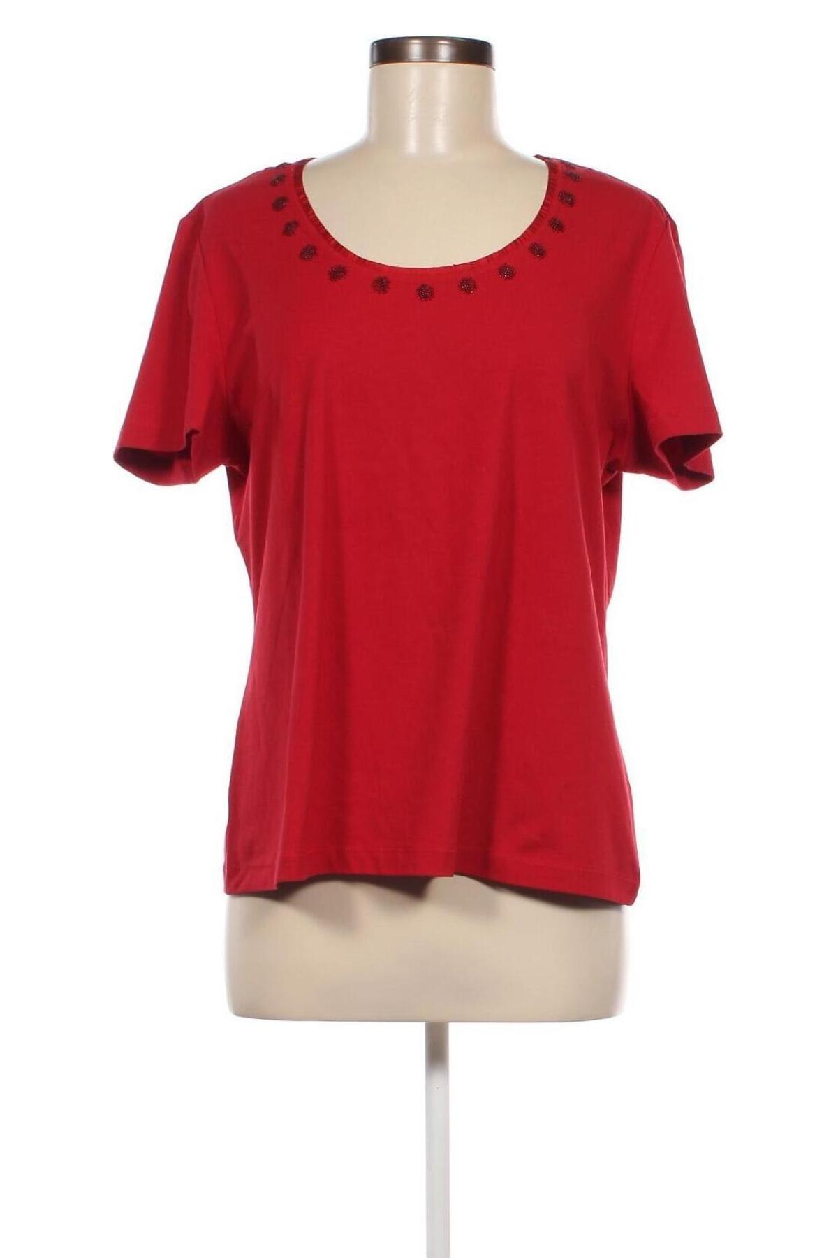 Damen Shirt Taifun, Größe XL, Farbe Rot, Preis 16,25 €