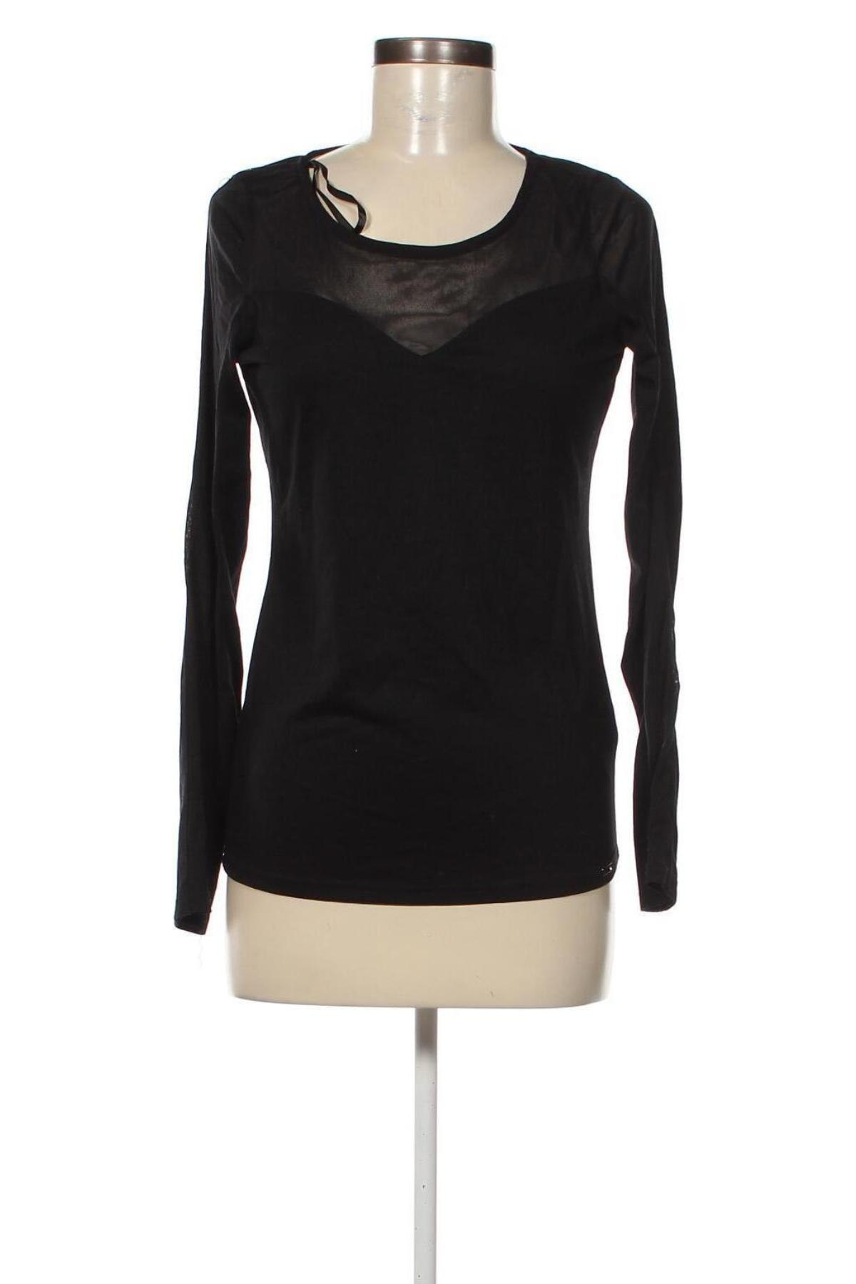 Дамска блуза Takko Fashion, Размер S, Цвят Черен, Цена 4,75 лв.