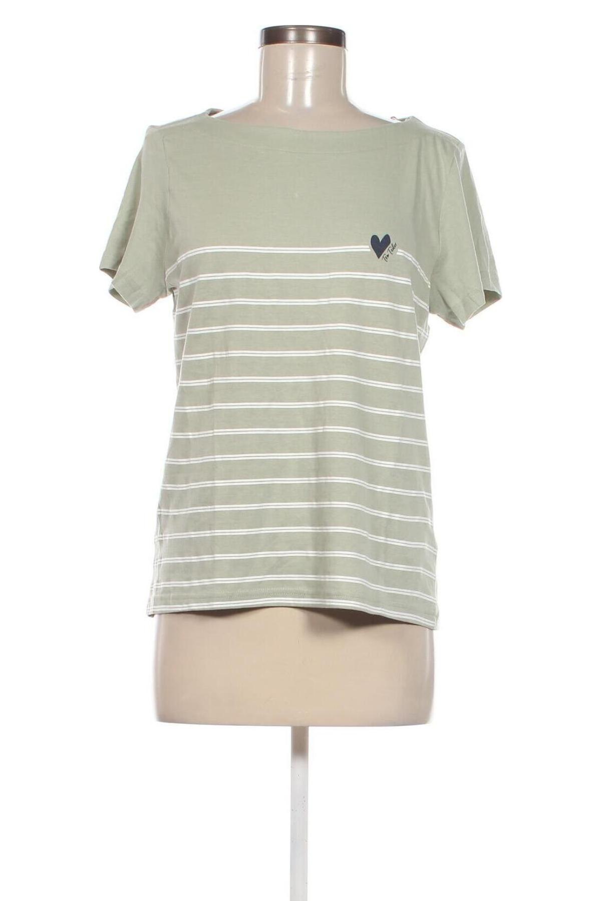 Γυναικεία μπλούζα Tom Tailor, Μέγεθος M, Χρώμα Πράσινο, Τιμή 9,92 €