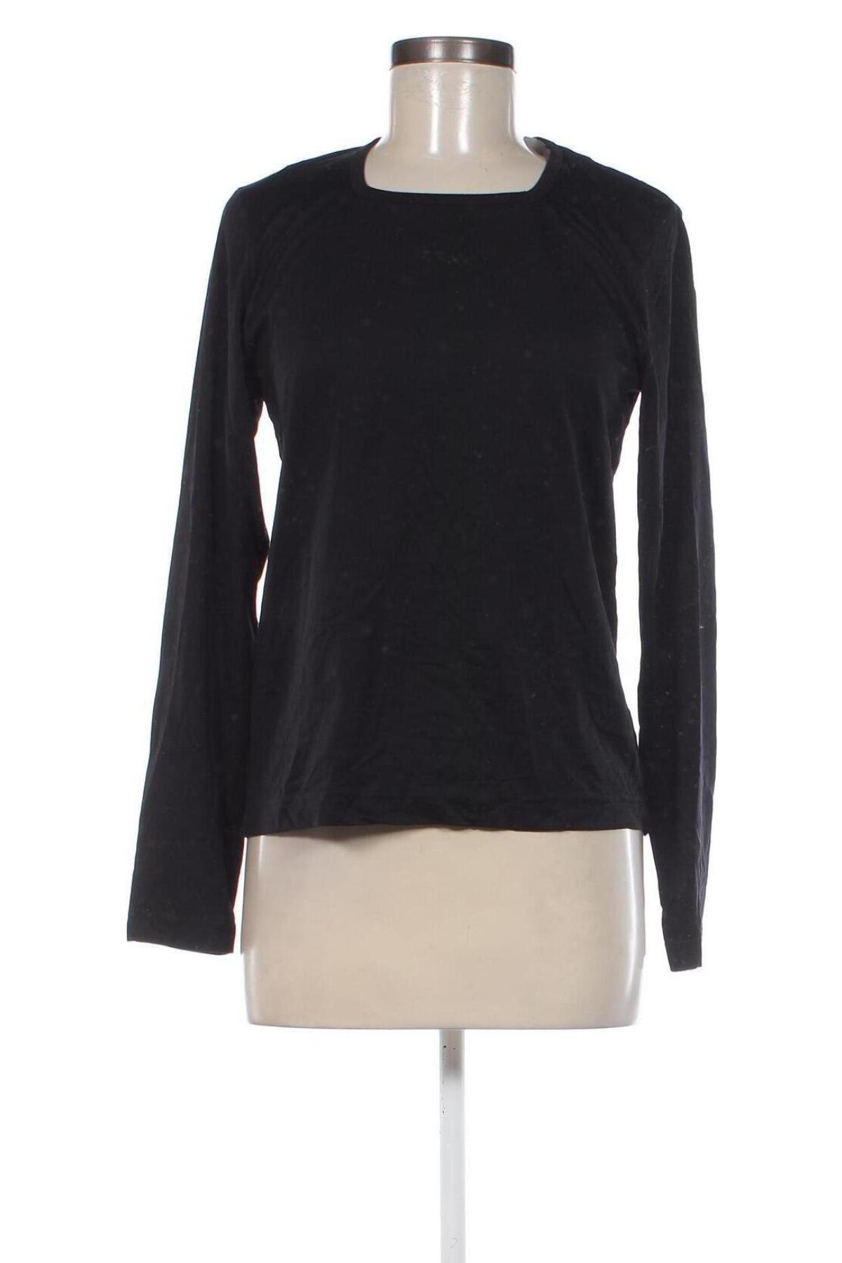 Γυναικεία μπλούζα Tom Tailor, Μέγεθος L, Χρώμα Μαύρο, Τιμή 9,46 €