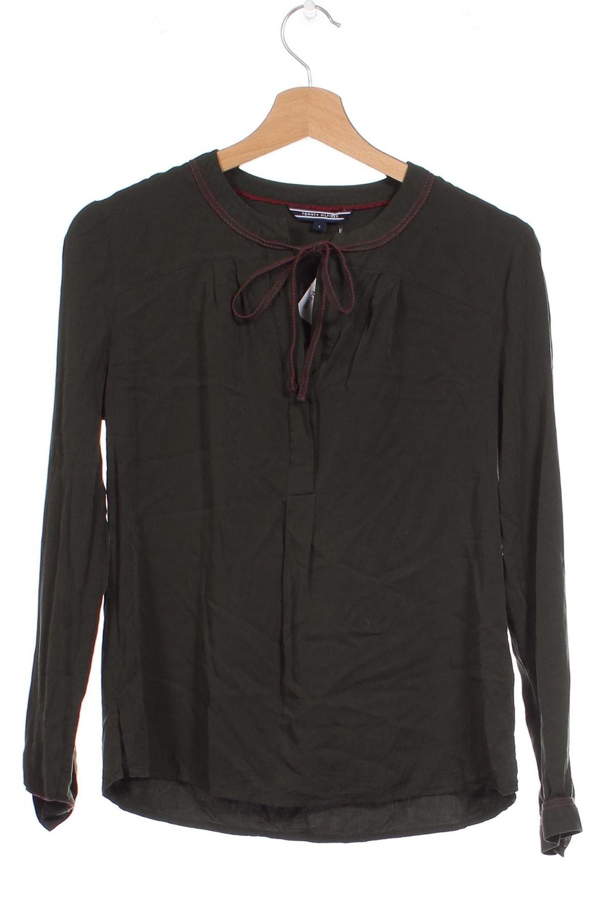 Damen Shirt Tommy Hilfiger, Größe XS, Farbe Grün, Preis 26,79 €