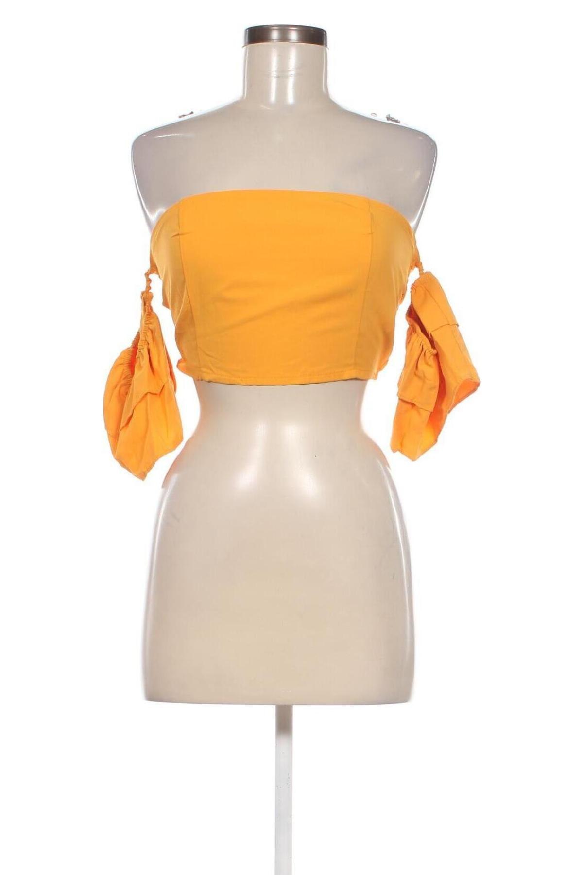 Дамска блуза Trendyol, Размер M, Цвят Жълт, Цена 15,40 лв.