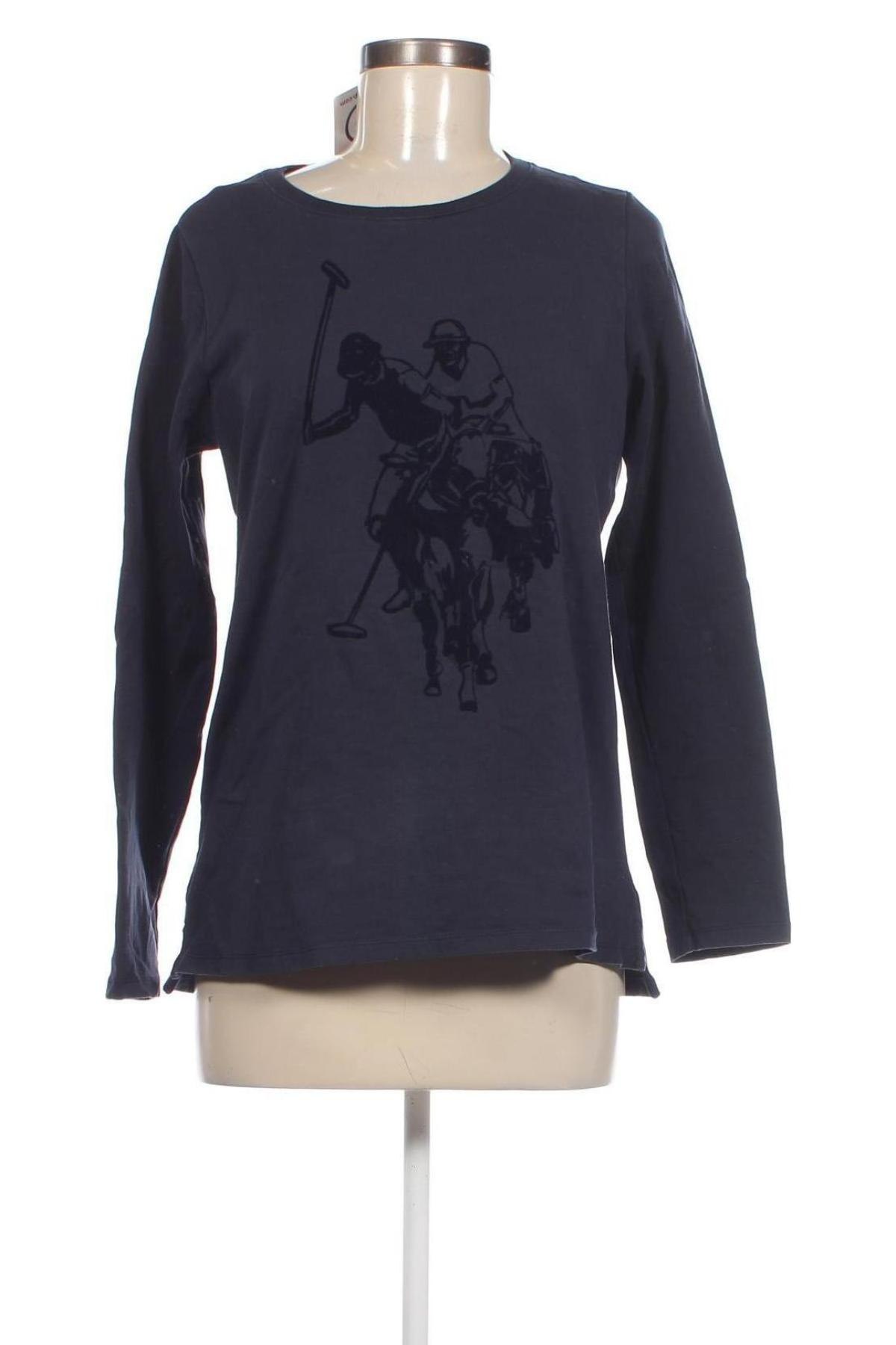 Γυναικεία μπλούζα U.S. Polo Assn., Μέγεθος S, Χρώμα Μπλέ, Τιμή 11,88 €