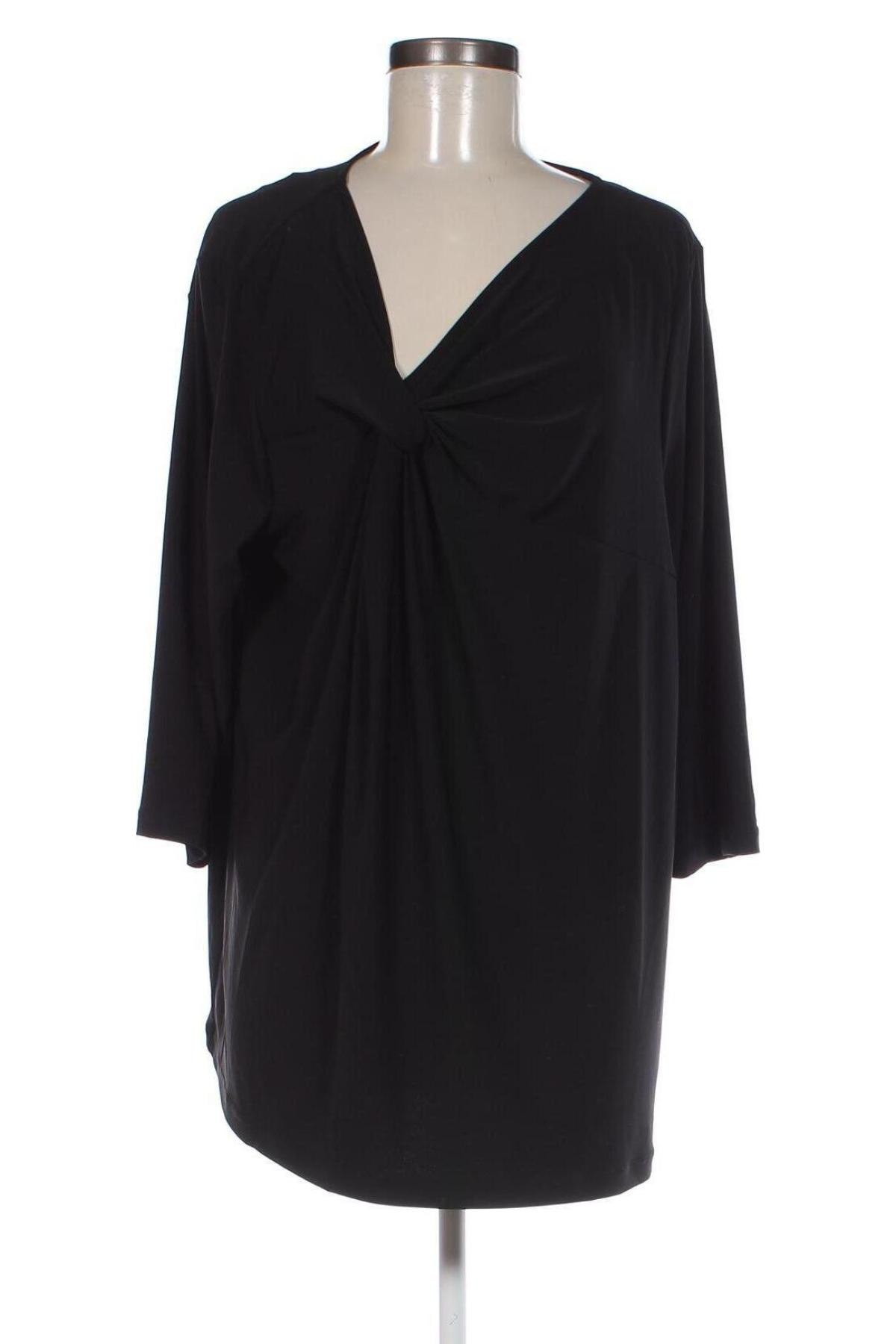 Γυναικεία μπλούζα Ulla Popken, Μέγεθος XL, Χρώμα Μαύρο, Τιμή 10,32 €