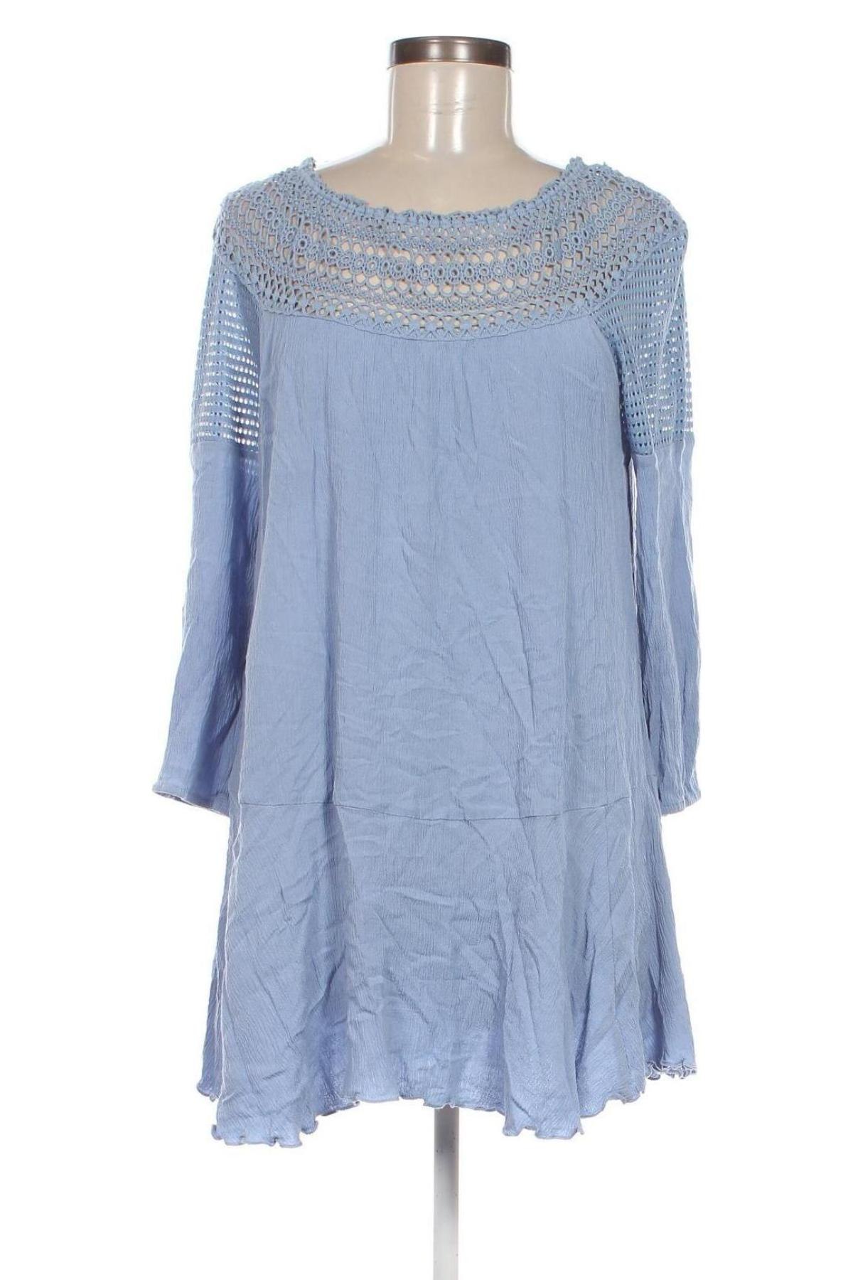 Γυναικεία μπλούζα Umgee, Μέγεθος M, Χρώμα Μπλέ, Τιμή 8,41 €