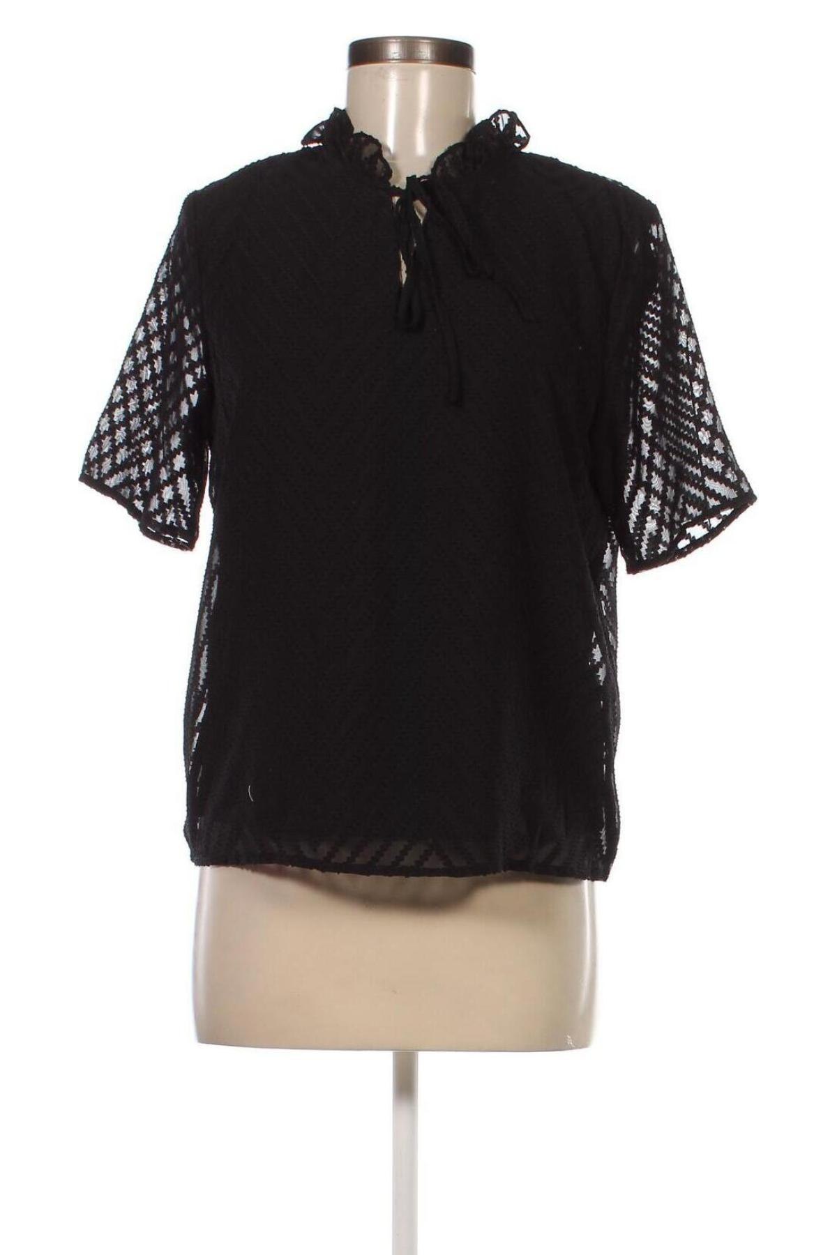 Γυναικεία μπλούζα VILA, Μέγεθος M, Χρώμα Μαύρο, Τιμή 4,03 €