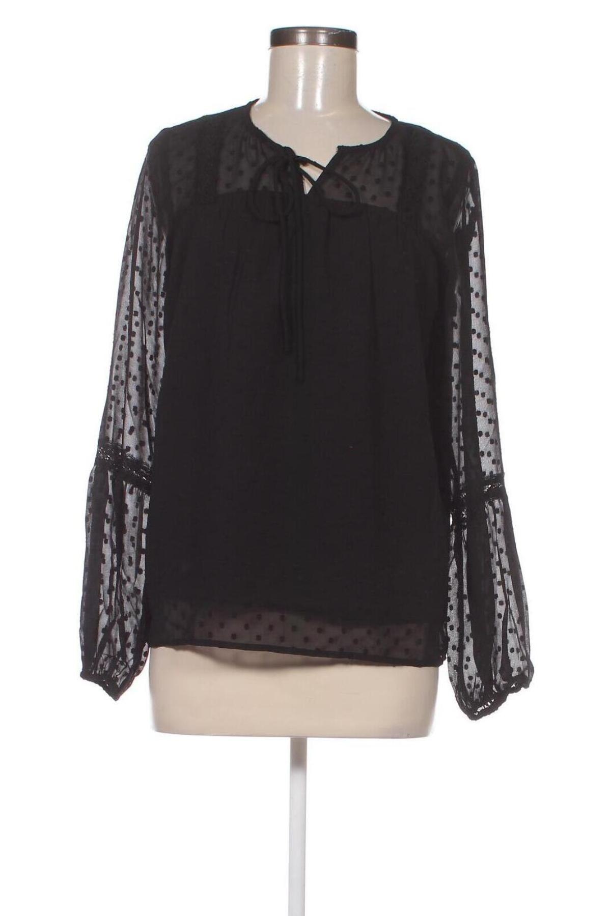 Γυναικεία μπλούζα VILA, Μέγεθος S, Χρώμα Μαύρο, Τιμή 4,74 €