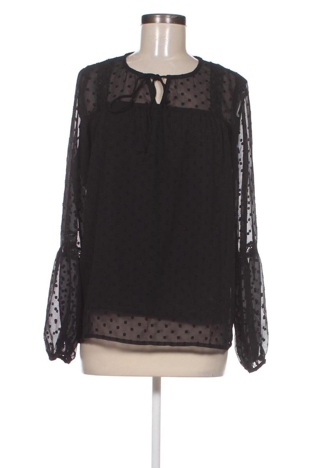 Γυναικεία μπλούζα VILA, Μέγεθος M, Χρώμα Μαύρο, Τιμή 4,74 €