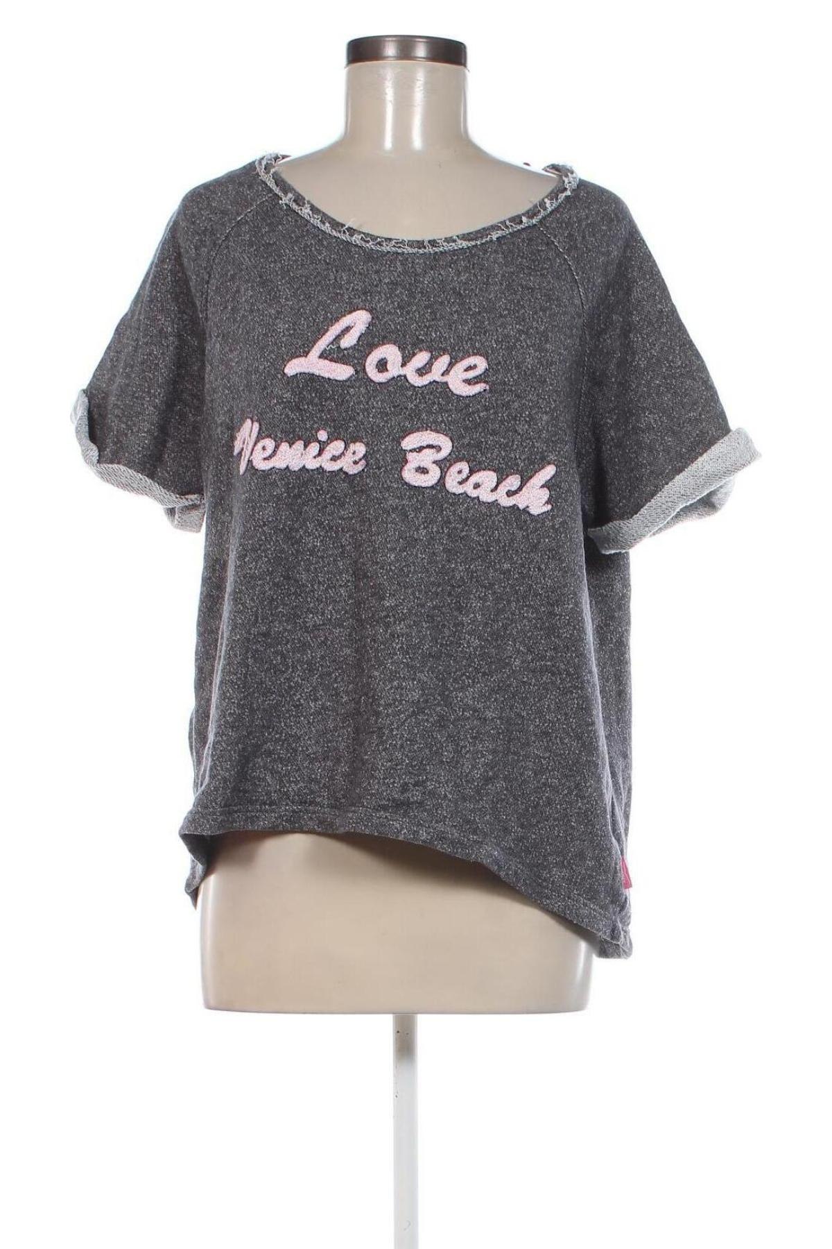 Damen Shirt Venice Beach, Größe L, Farbe Grau, Preis 23,66 €