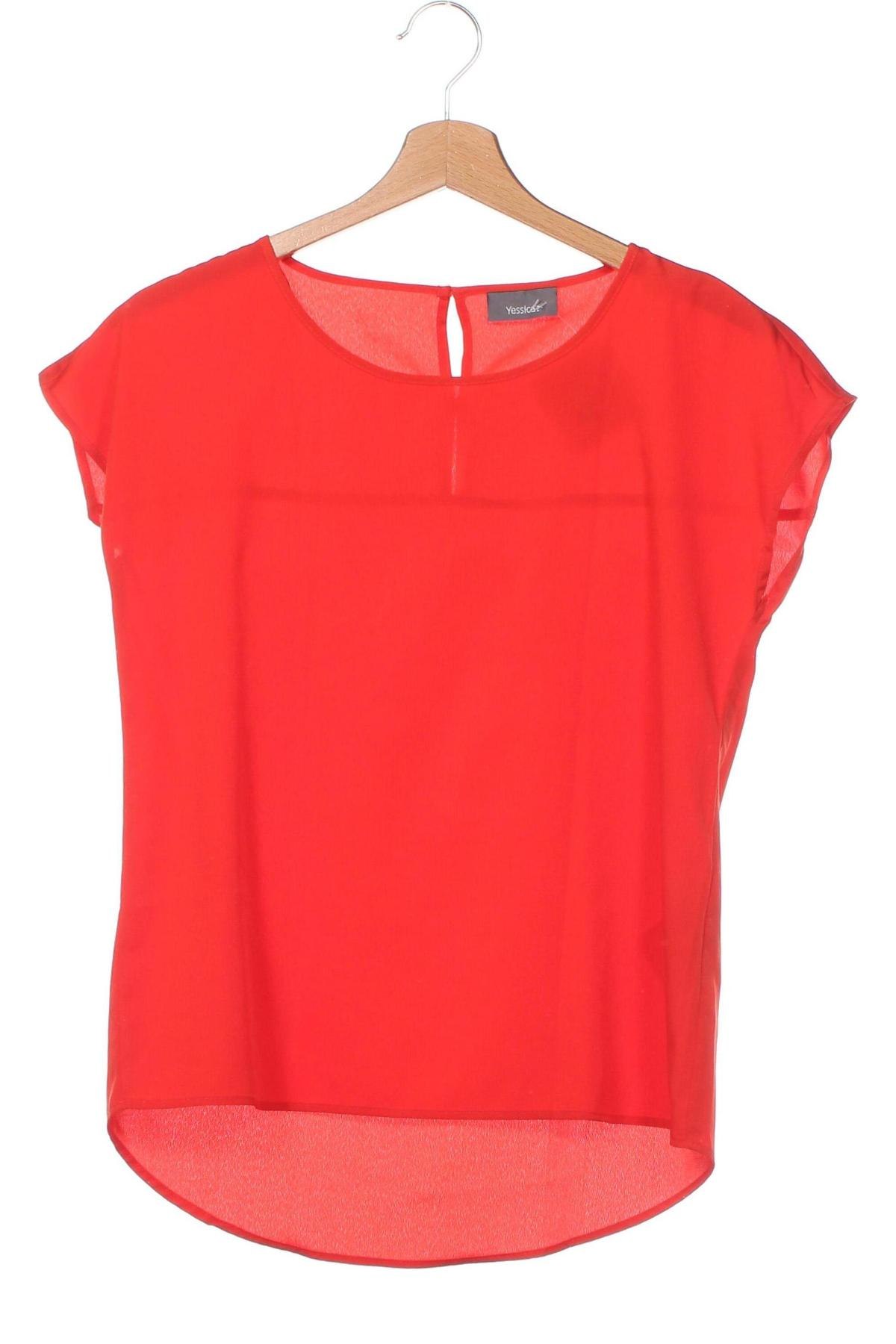 Damen Shirt Yessica, Größe XS, Farbe Rot, Preis 1,99 €