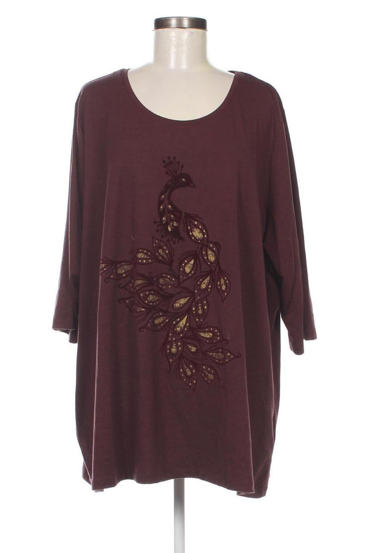 Γυναικεία μπλούζα Yessica, Μέγεθος 3XL, Χρώμα Κόκκινο, Τιμή 11,75 €