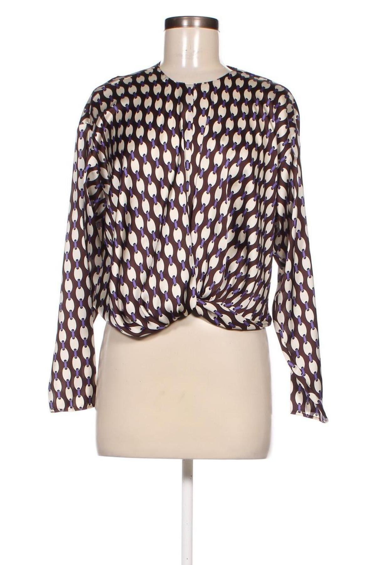 Дамска блуза Zara, Размер M, Цвят Многоцветен, Цена 62,00 лв.
