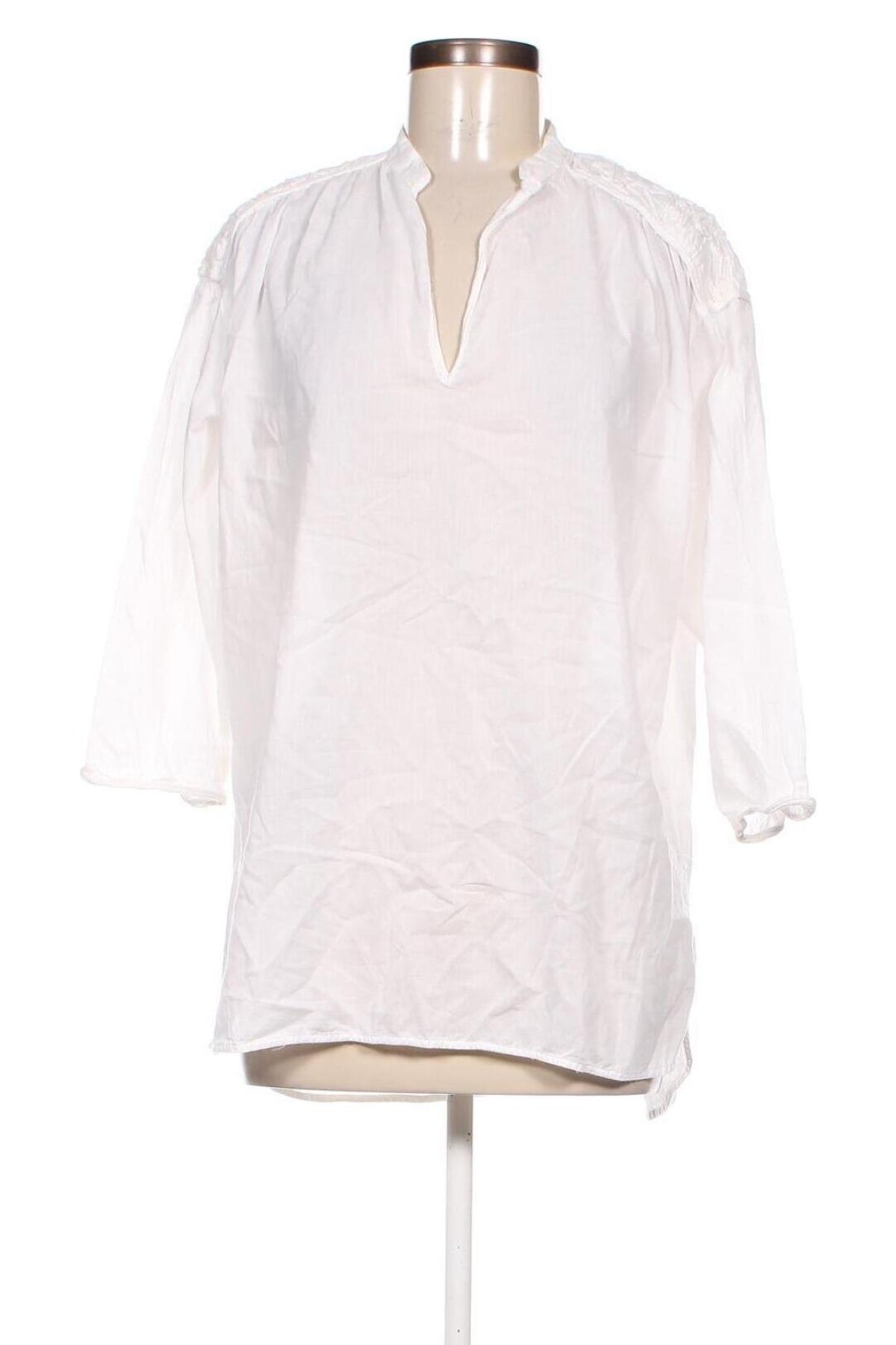 Дамска блуза Zara, Размер L, Цвят Бял, Цена 31,20 лв.