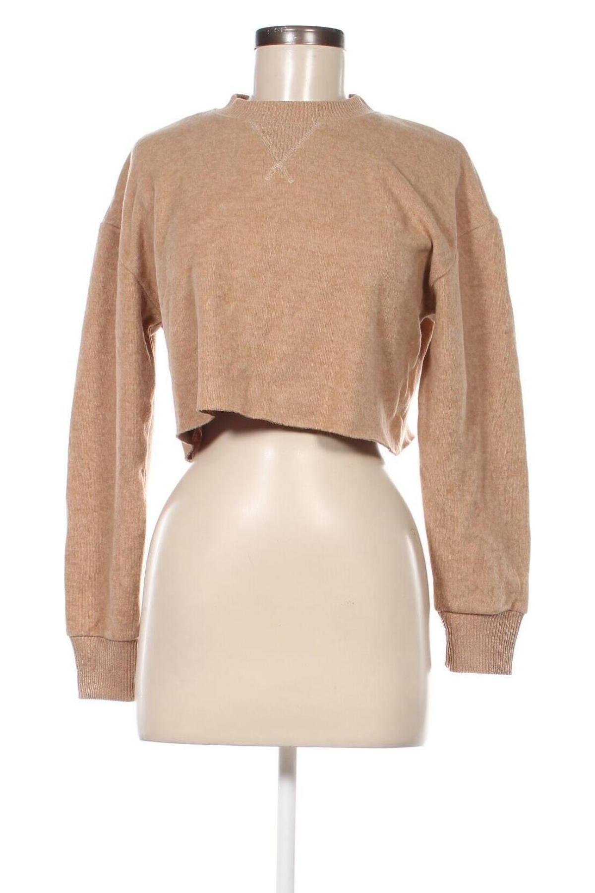 Γυναικεία μπλούζα Zara, Μέγεθος S, Χρώμα  Μπέζ, Τιμή 3,34 €