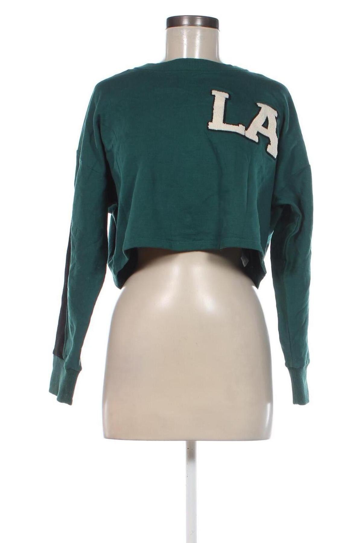 Γυναικεία μπλούζα Zara, Μέγεθος M, Χρώμα Πράσινο, Τιμή 4,34 €