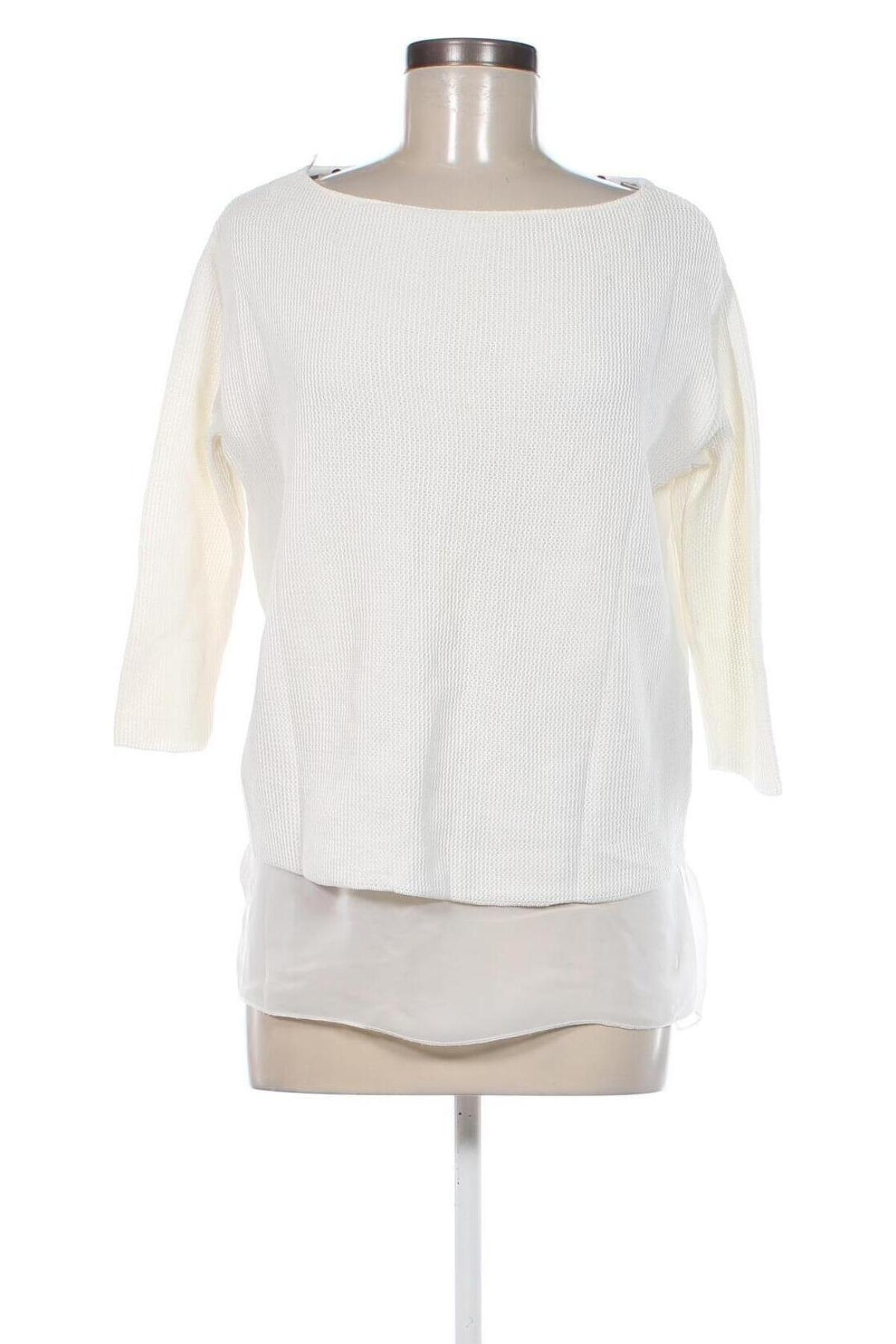 Damen Shirt Zara Knitwear, Größe L, Farbe Weiß, Preis 4,99 €