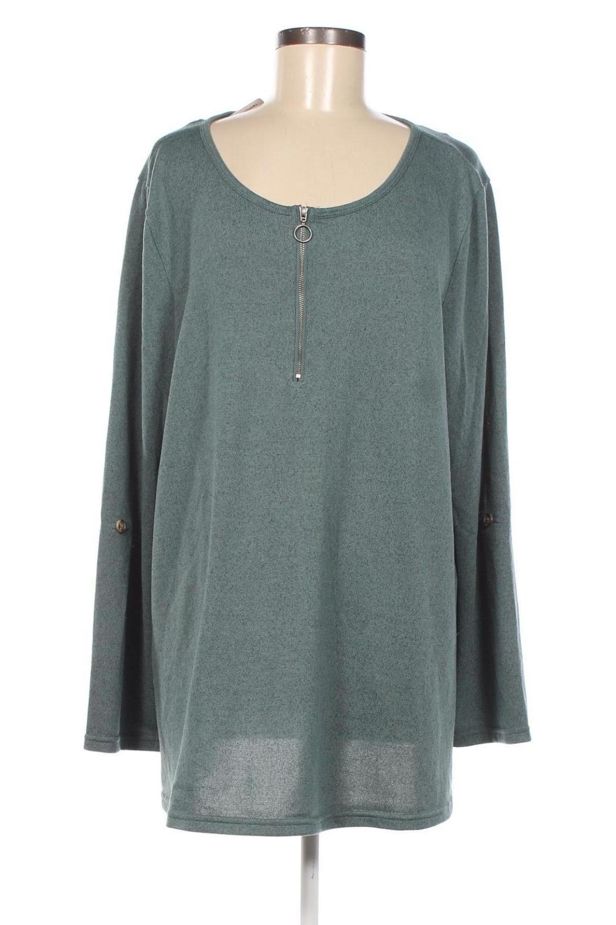 Дамска блуза Zizzi, Размер XL, Цвят Зелен, Цена 17,55 лв.