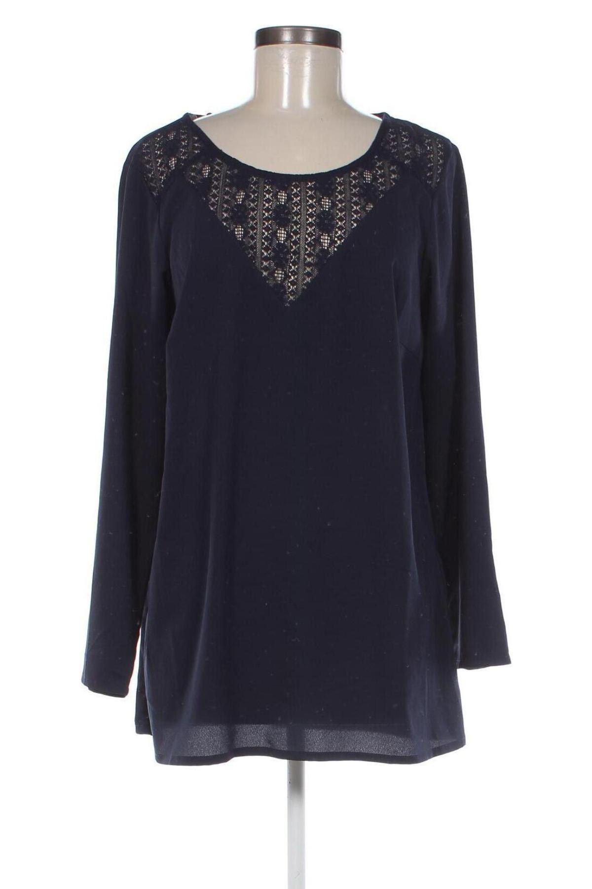 Γυναικεία μπλούζα Zizzi, Μέγεθος XL, Χρώμα Μπλέ, Τιμή 10,85 €