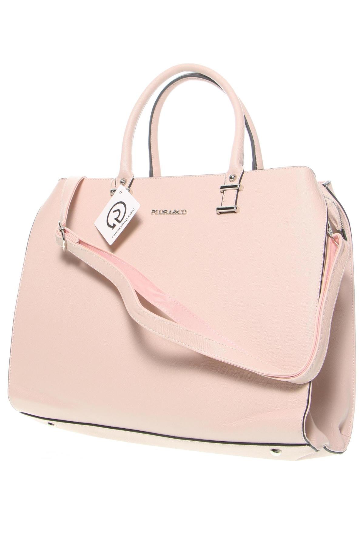 Дамска чанта Flora & Co, Цвят Розов, Цена 41,00 лв.